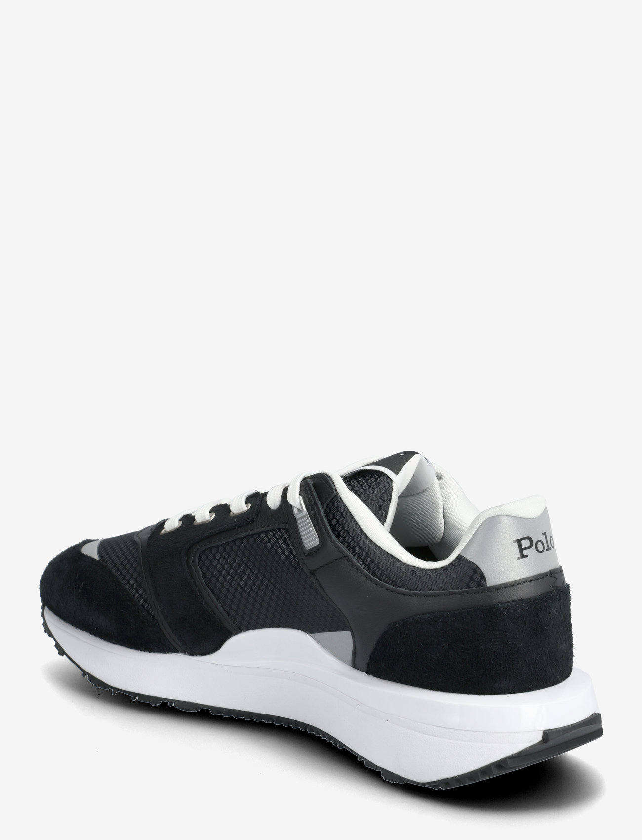 Polo Ralph Lauren - Train 89 V2 Suede-Paneled Sneaker - black/white - 3