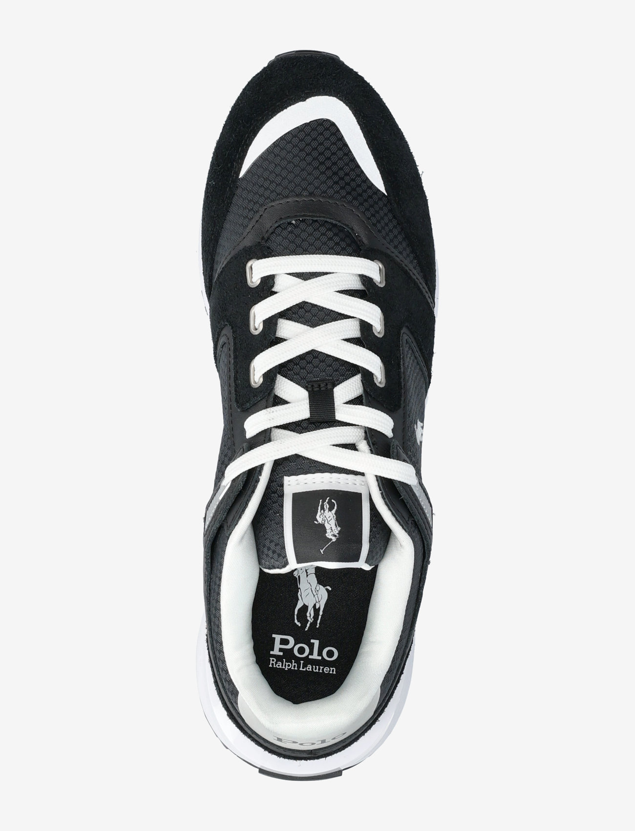 Polo Ralph Lauren - Train 89 V2 Suede-Paneled Sneaker - black/white - 4