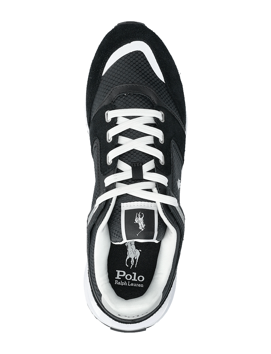 Polo Ralph Lauren - Train 89 V2 Suede-Paneled Sneaker - black/white - 4