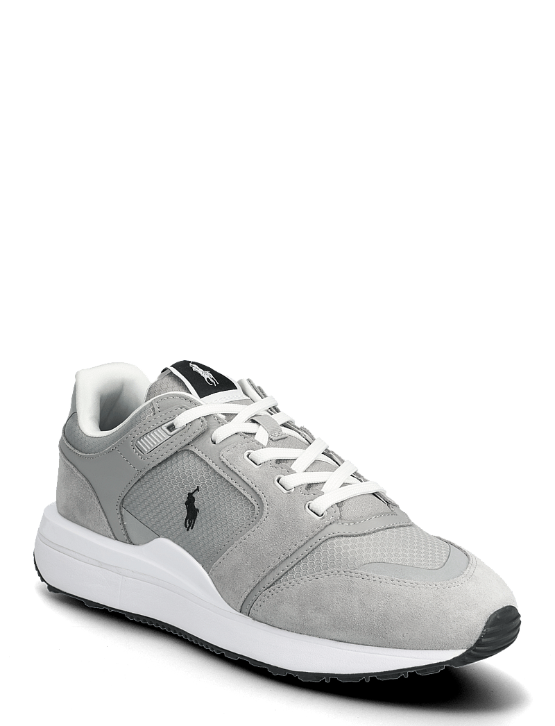 Polo Ralph Lauren - Train 89 V2 Suede-Paneled Sneaker - niedriger schnitt - soft grey/white - 0