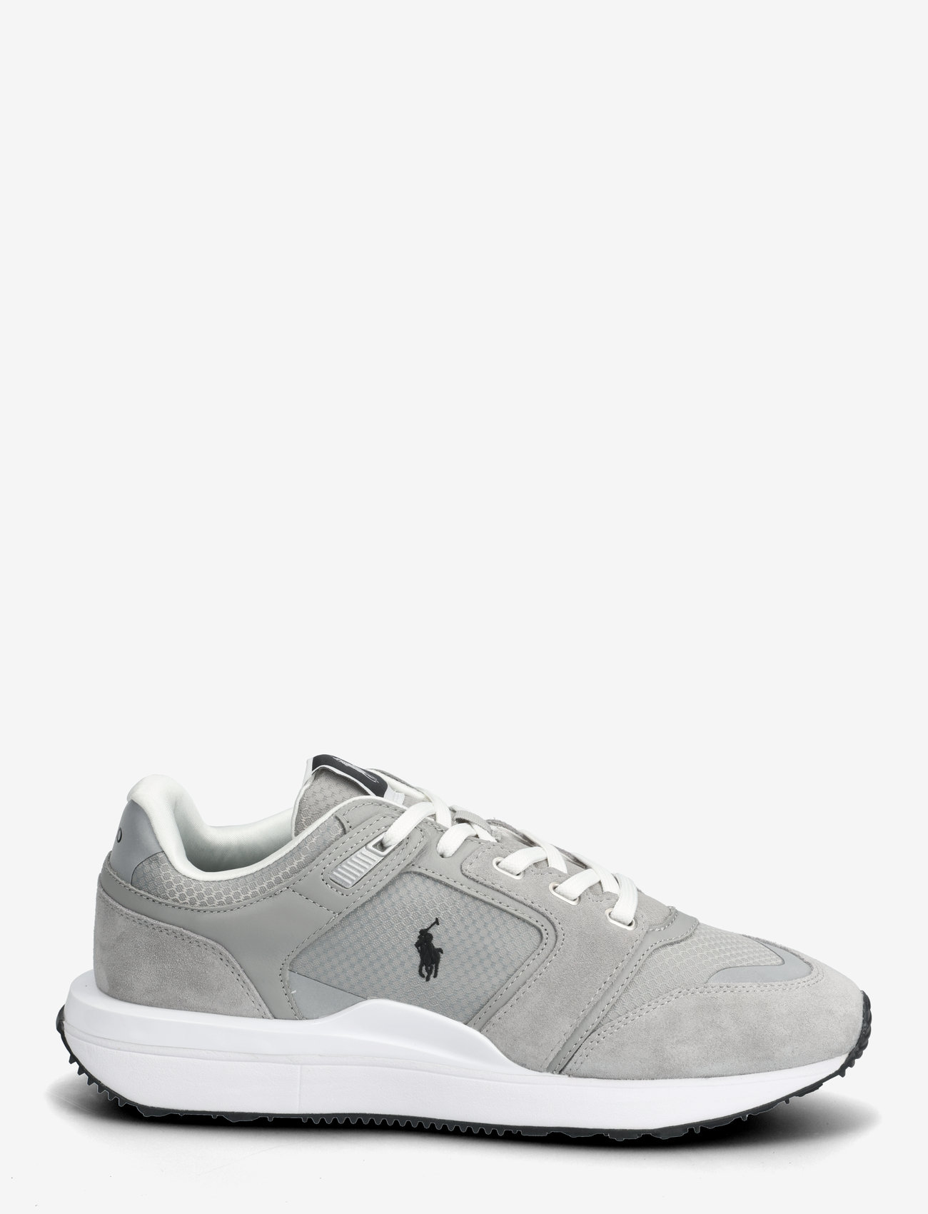 Polo Ralph Lauren - Train 89 V2 Suede-Paneled Sneaker - niedriger schnitt - soft grey/white - 1