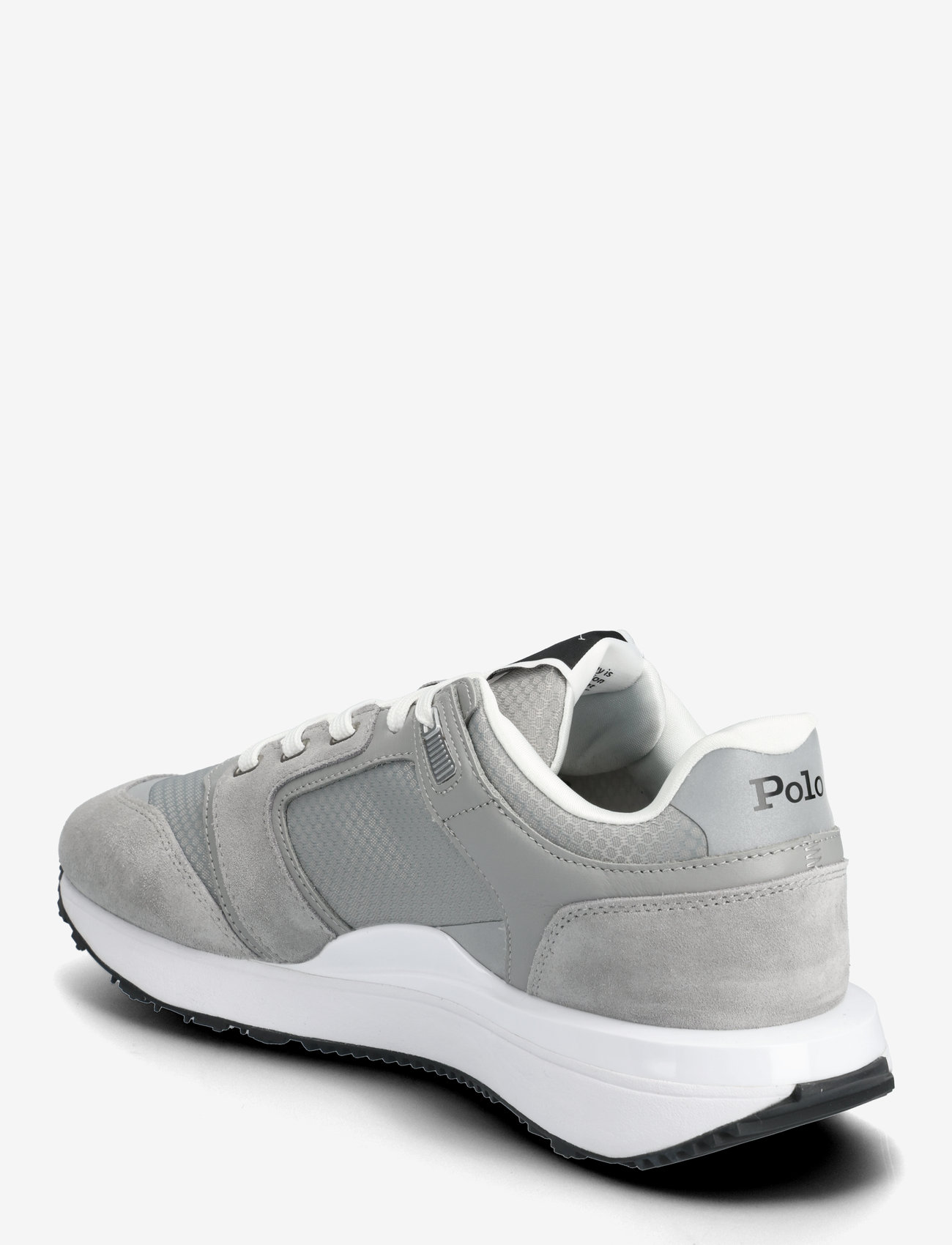 Polo Ralph Lauren - Train 89 V2 Suede-Paneled Sneaker - niedriger schnitt - soft grey/white - 2