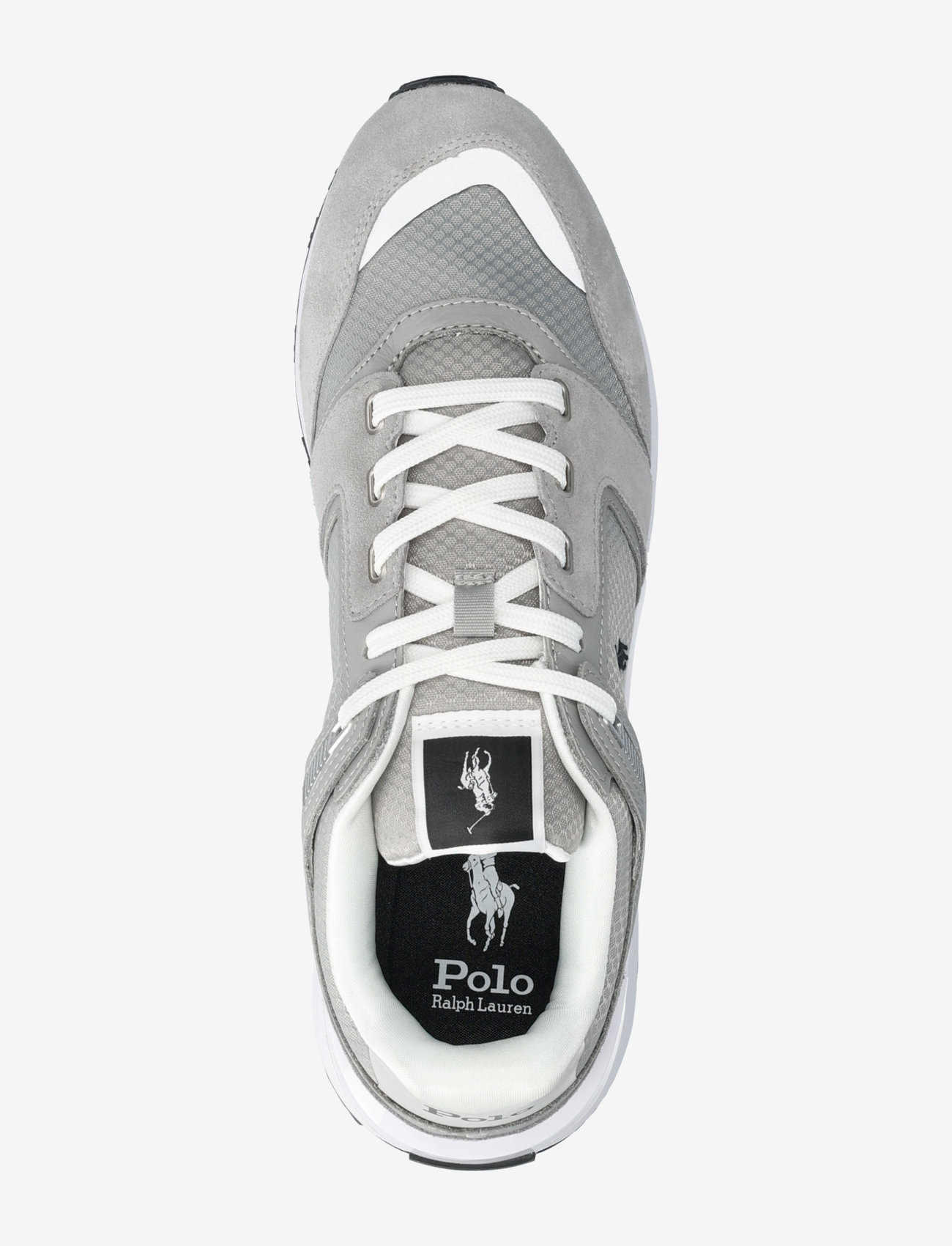 Polo Ralph Lauren - Train 89 V2 Suede-Paneled Sneaker - niedriger schnitt - soft grey/white - 3