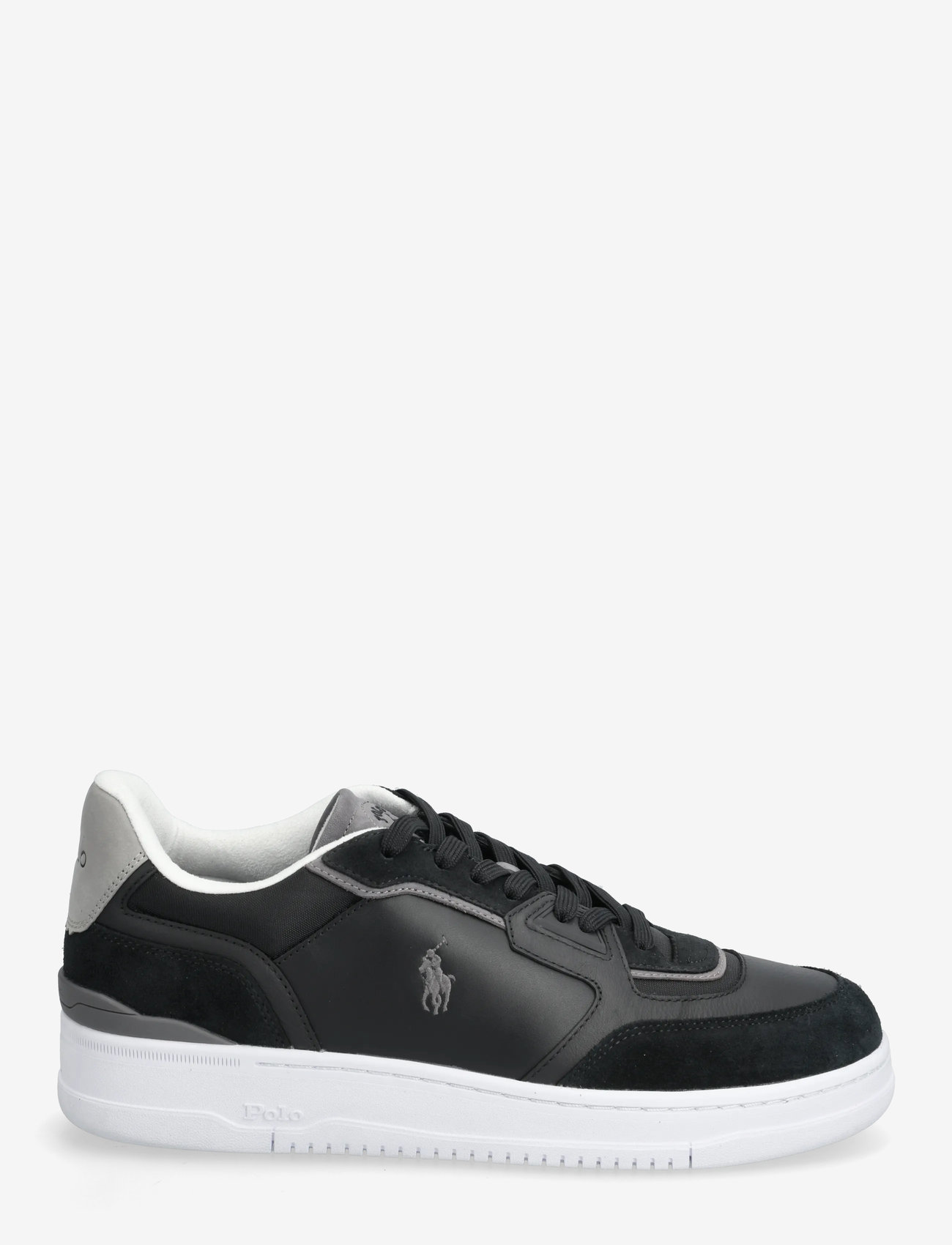 Polo Ralph Lauren - Open Masters Suede-Paneled Sneaker - low tops - black/grey - 1