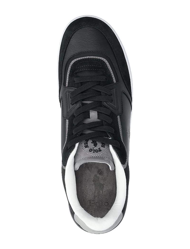 Polo Ralph Lauren - Open Masters Suede-Paneled Sneaker - lave sneakers - black/grey - 3