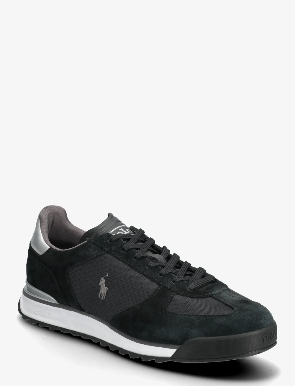 Polo Ralph Lauren - SUEDE/LEATHER/NYLON-VARICK PP-SK-LT - låga sneakers - black/grey/silver - 0