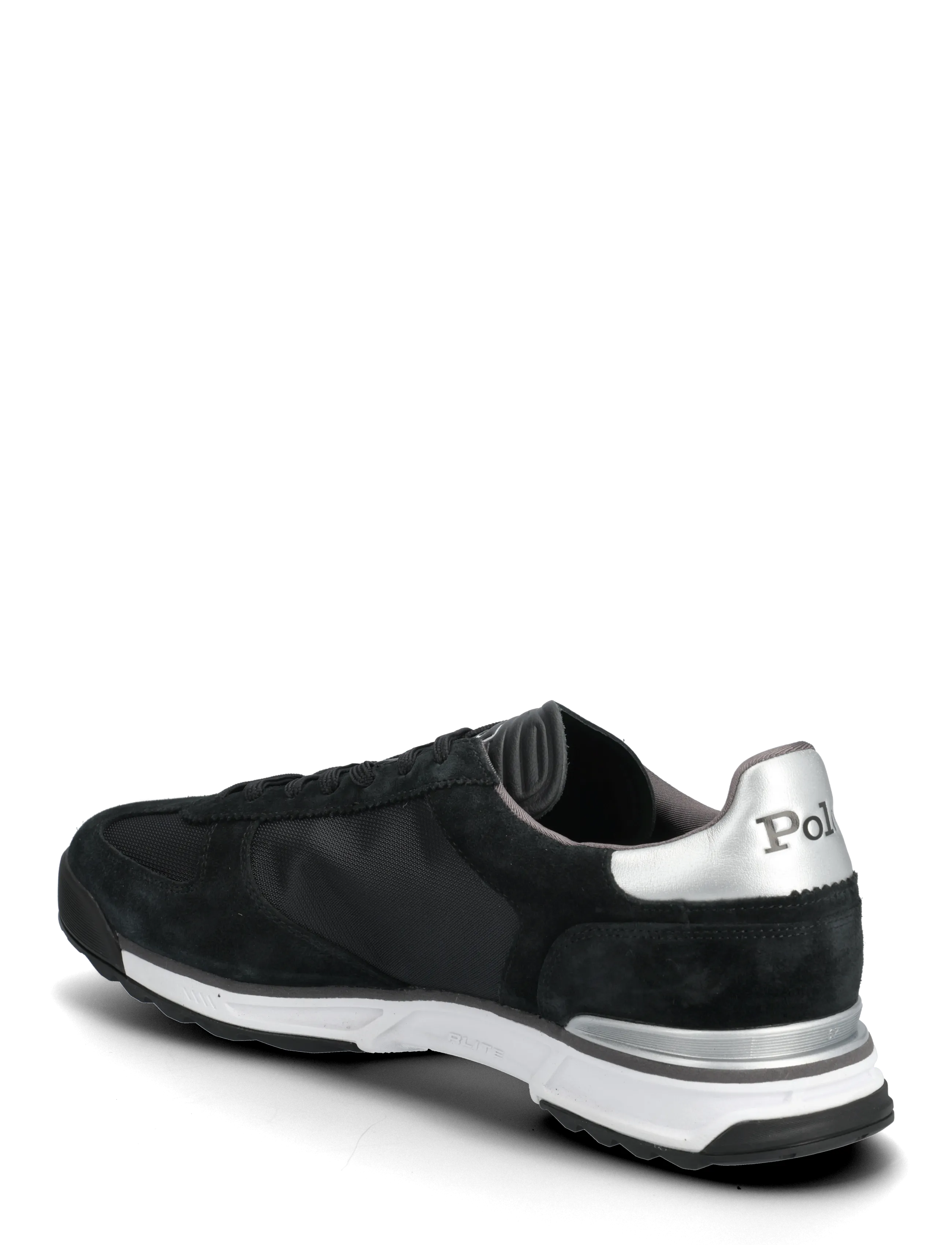 Polo Ralph Lauren - SUEDE/LEATHER/NYLON-VARICK PP-SK-LTL - lágir strigaskór - black/grey/silver - 2