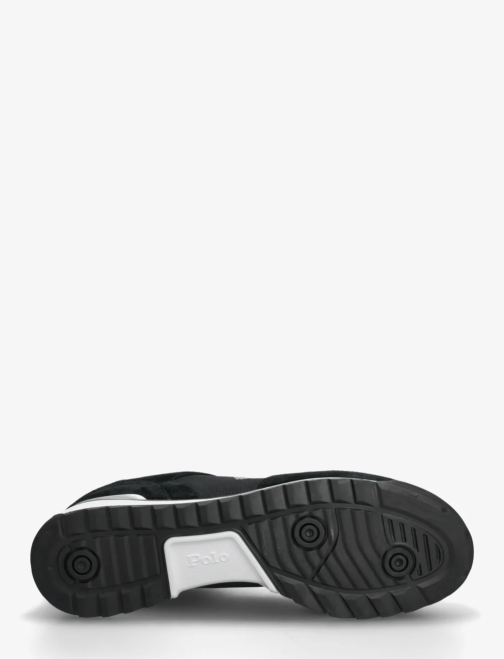 Polo Ralph Lauren - SUEDE/LEATHER/NYLON-VARICK PP-SK-LT - låga sneakers - black/grey/silver - 4