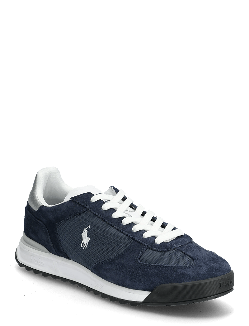 Polo Ralph Lauren - Varick Suede & Oxford Sneaker - niedriger schnitt - navy/white/silver - 0