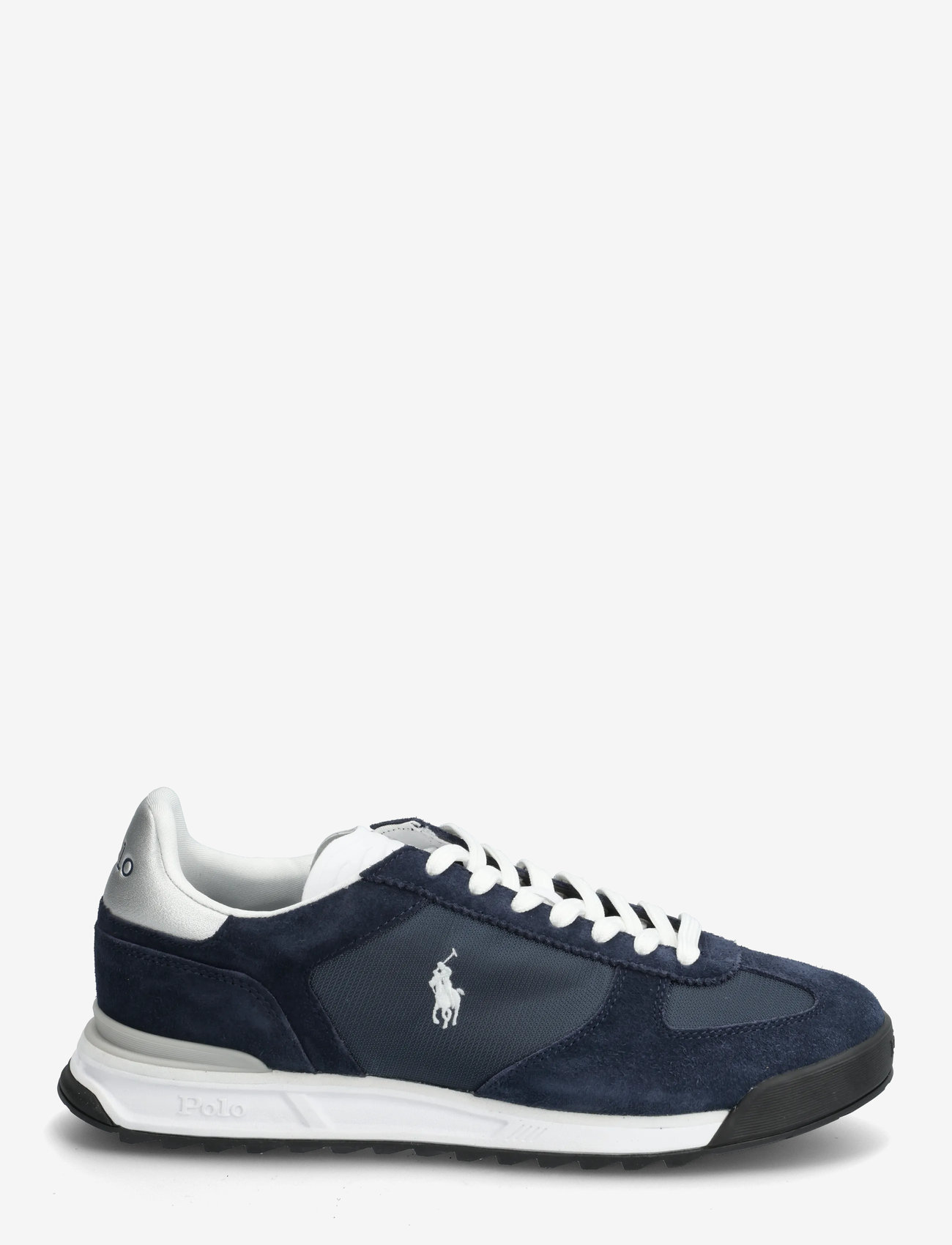 Polo Ralph Lauren - Varick Suede & Oxford Sneaker - lave sneakers - navy/white/silver - 1