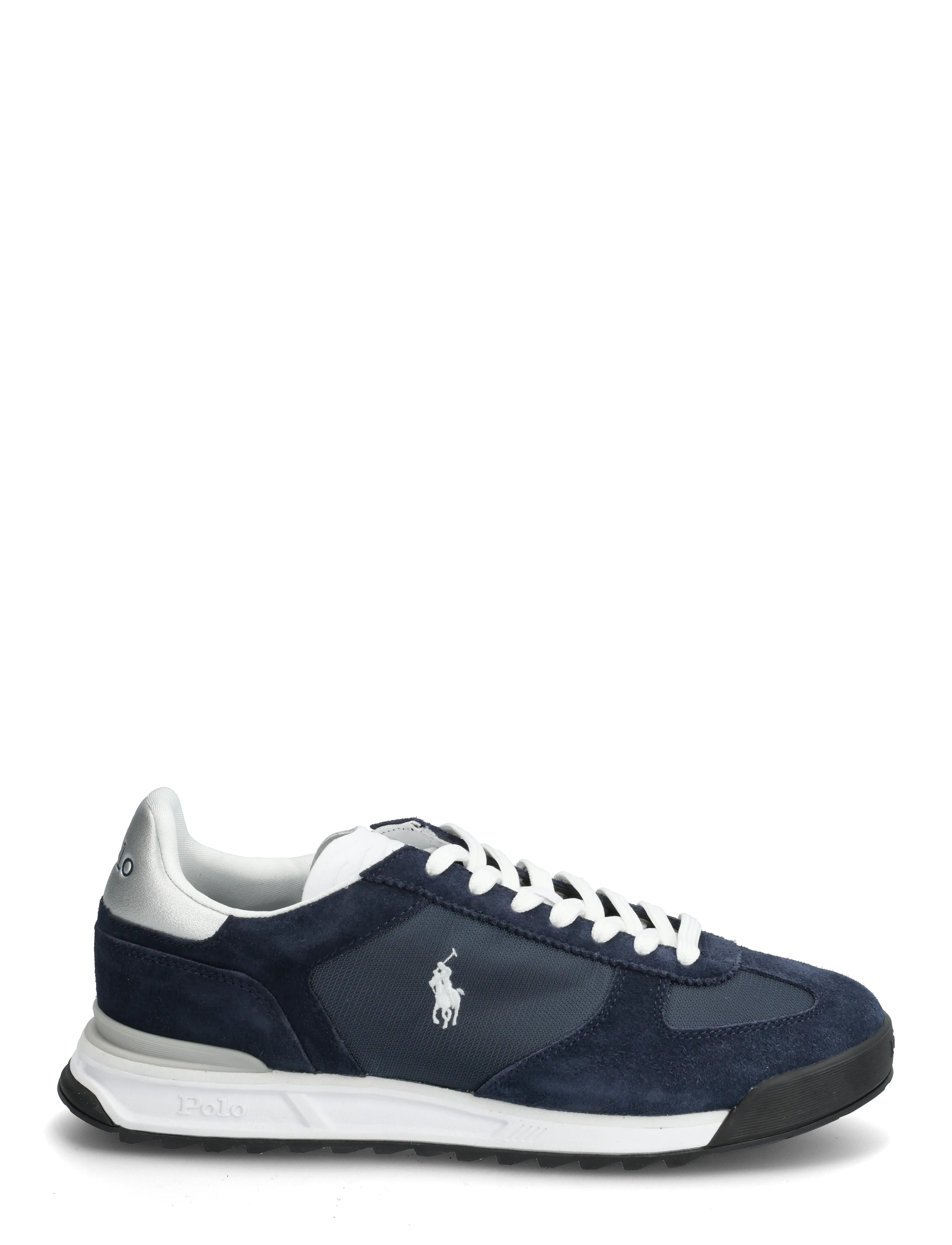 Polo Ralph Lauren - SUEDE/LEATHER/NYLON-VARICK PP-SK-LT - lave sneakers - navy/white/silver - 1