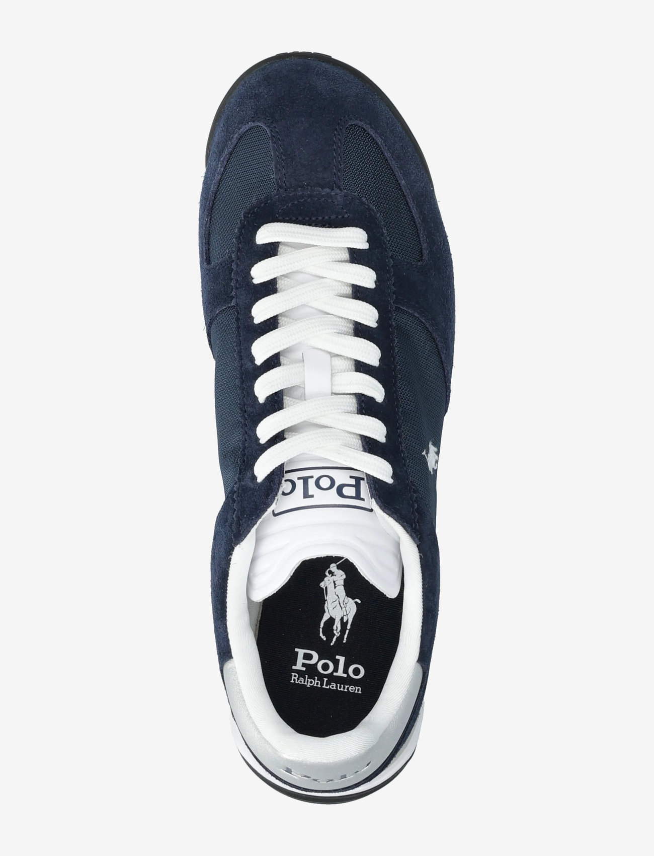 Polo Ralph Lauren - Varick Suede & Oxford Sneaker - lave sneakers - navy/white/silver - 3
