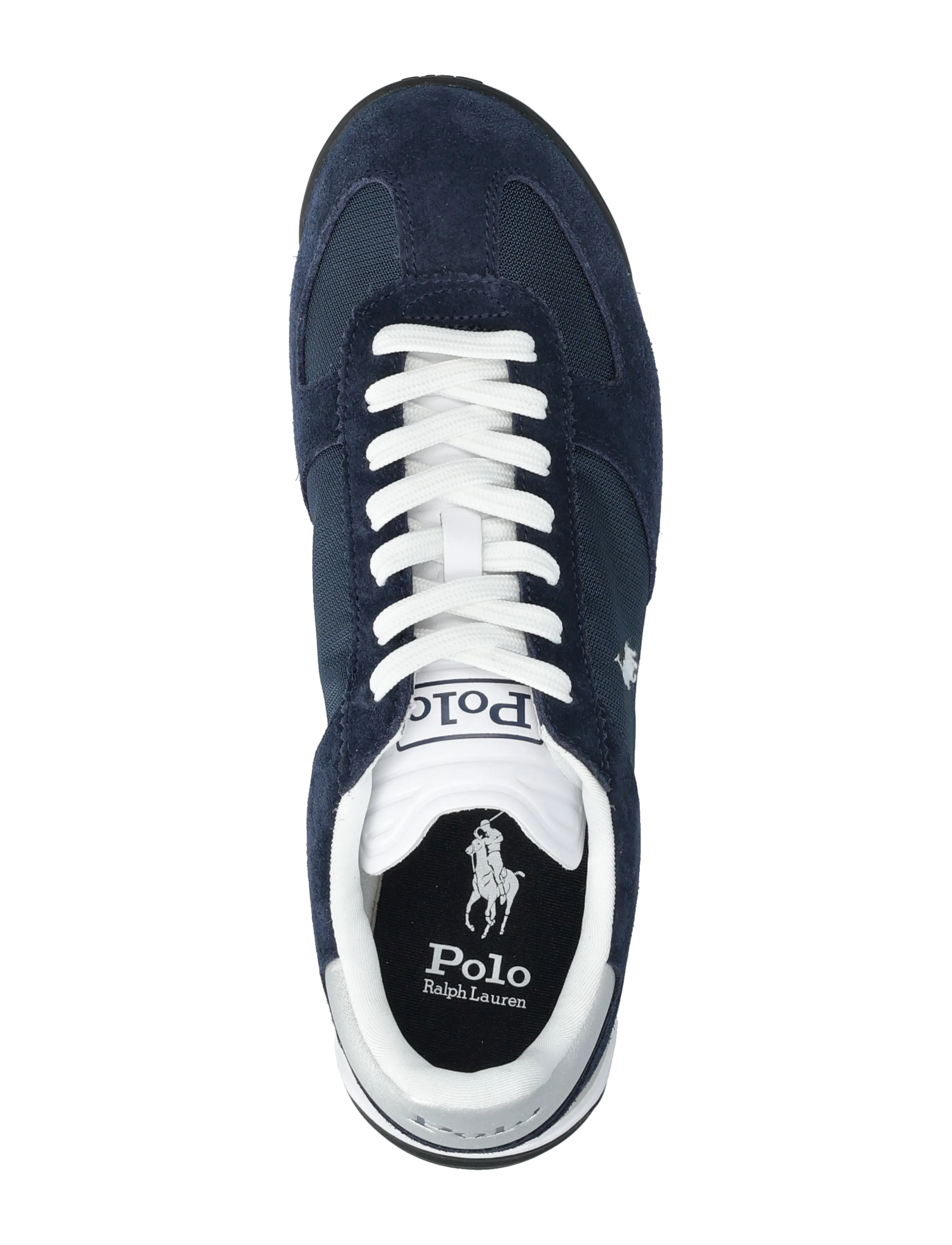 Polo Ralph Lauren - SUEDE/LEATHER/NYLON-VARICK PP-SK-LT - lave sneakers - navy/white/silver - 3
