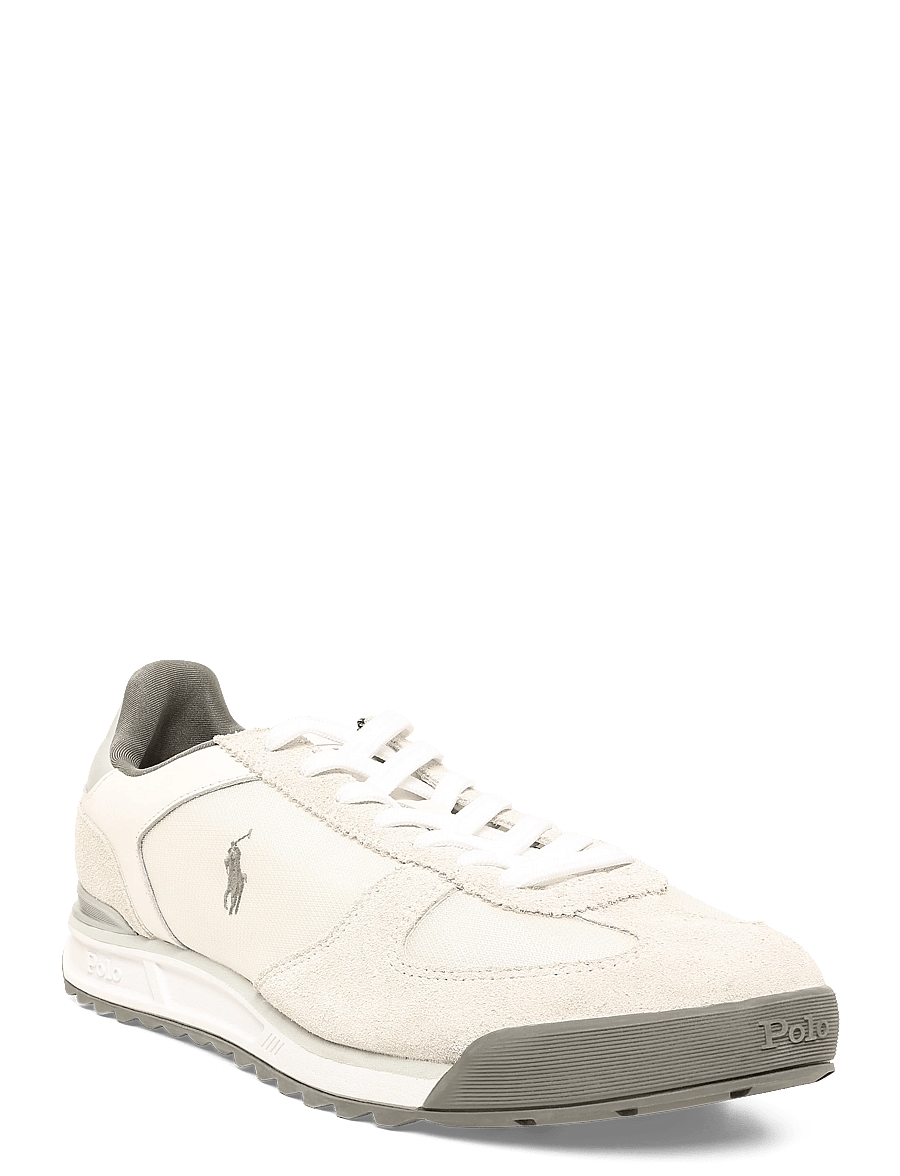 Polo Ralph Lauren - SUEDE/LEATHER/NYLON-VARICK PP-SK-LT - low-top sneaker - white/grey/silver - 0