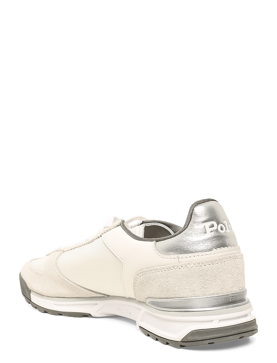 Polo Ralph Lauren - SUEDE/LEATHER/NYLON-VARICK PP-SK-LT - low-top sneaker - white/grey/silver - 1