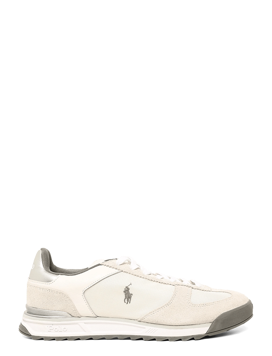 Polo Ralph Lauren - SUEDE/LEATHER/NYLON-VARICK PP-SK-LT - low-top sneaker - white/grey/silver - 2