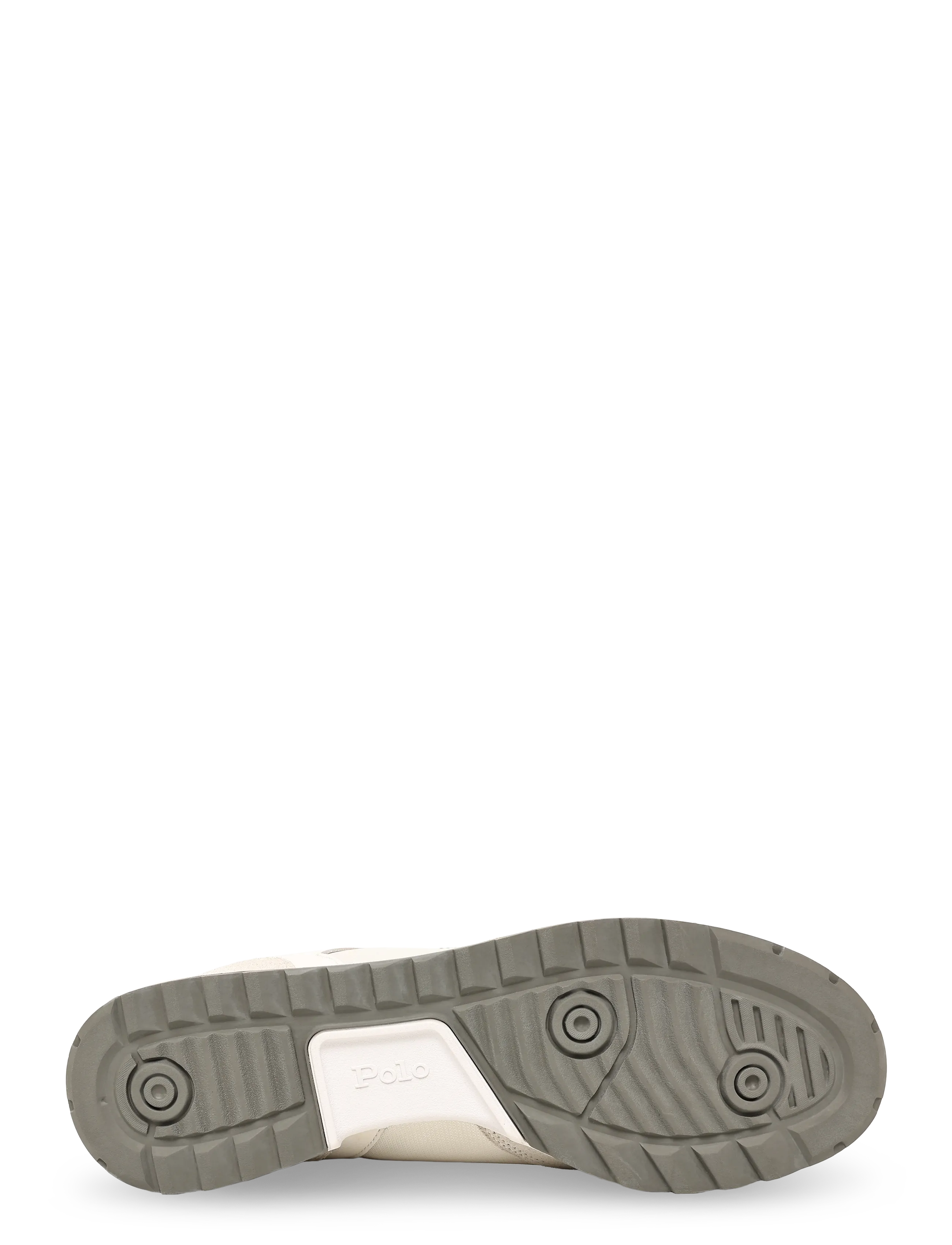 Polo Ralph Lauren - SUEDE/LEATHER/NYLON-VARICK PP-SK-LT - low-top sneaker - white/grey/silver - 4