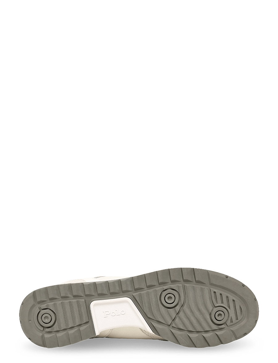 Polo Ralph Lauren - SUEDE/LEATHER/NYLON-VARICK PP-SK-LT - low-top sneaker - white/grey/silver - 4
