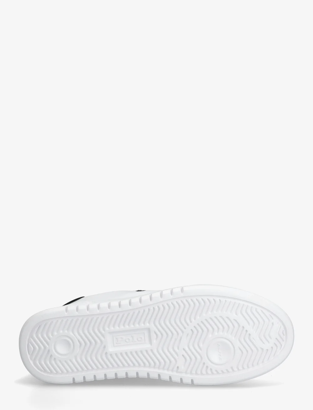 Polo Ralph Lauren - RLite Court Tumbled Leather Sneaker - niedriger schnitt - white/black - 4
