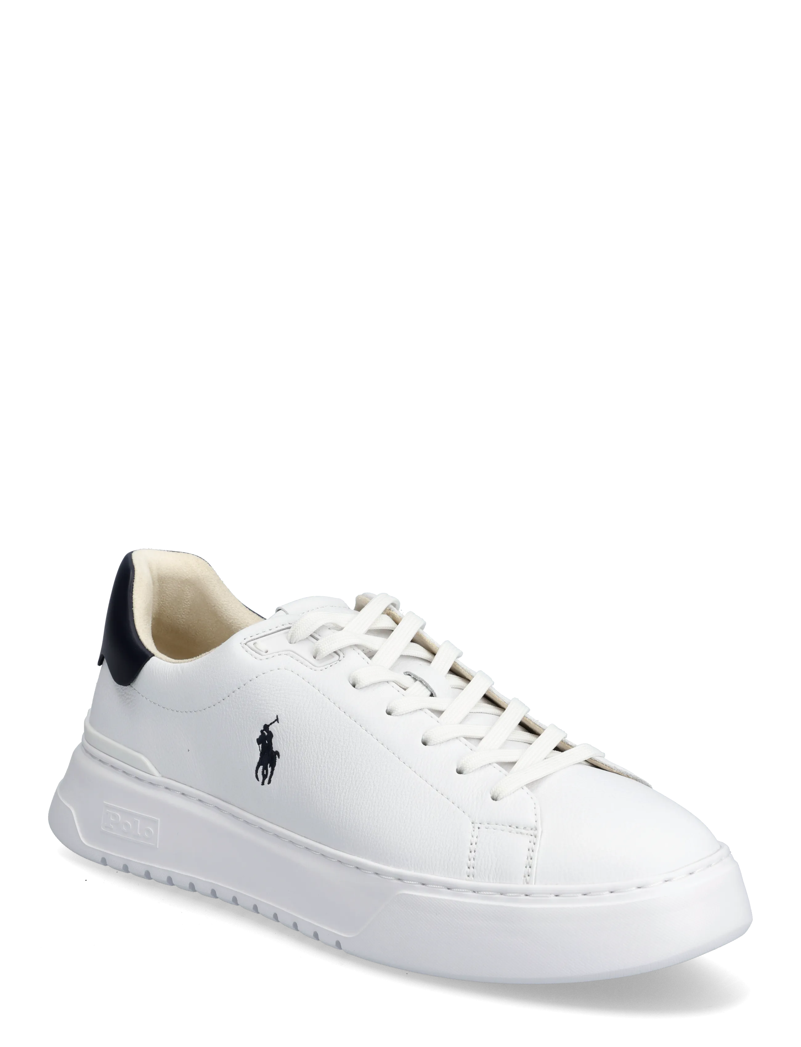 Polo Ralph Lauren LEATHER-RLITE COURT-SK-LTL - Schuhe - WHITE/NAVY / white