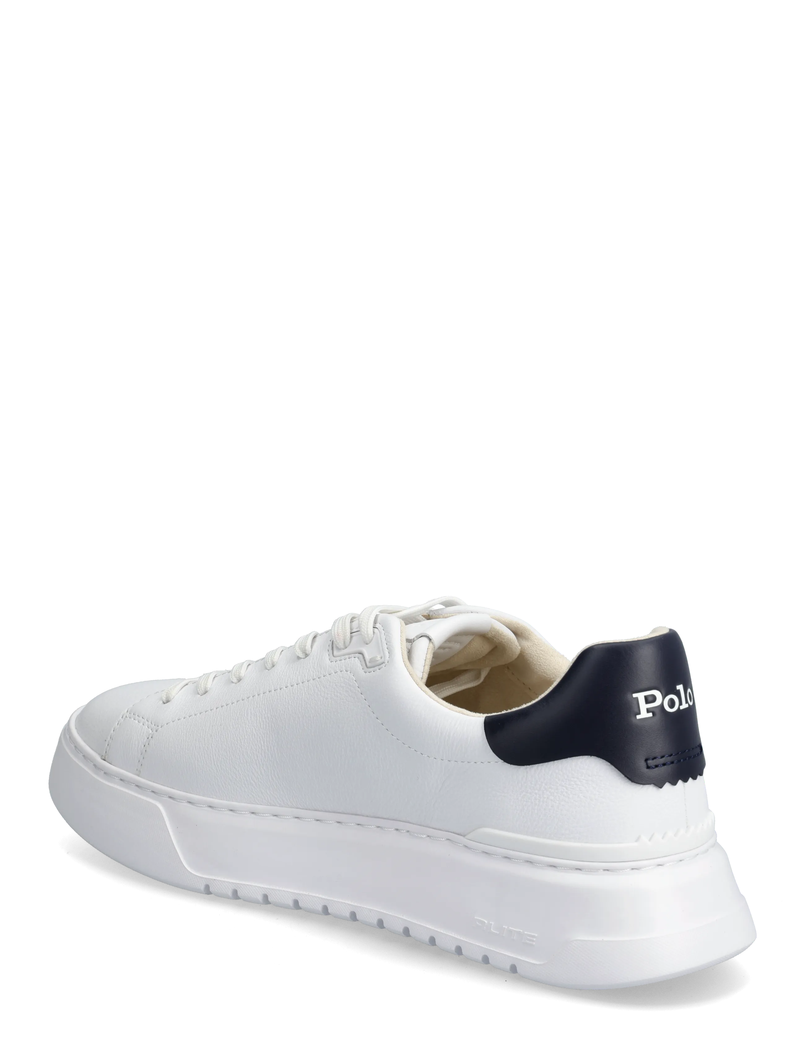 Polo Ralph Lauren - LEATHER-RLITE COURT-SK-LTL - baskets basses - white/navy - 2