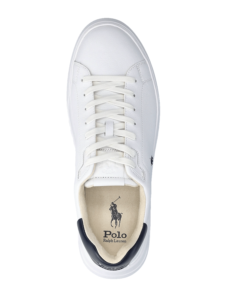 Polo Ralph Lauren - LEATHER-RLITE COURT-SK-LTL - baskets basses - white/navy - 3