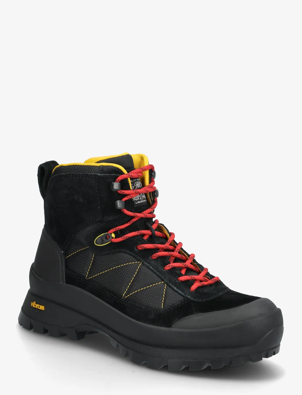 Polo Ralph Lauren - SUEDE/BALLISTIC NYL-LOGAN ALPINE-BO - vandringsskor - black/multi - 0