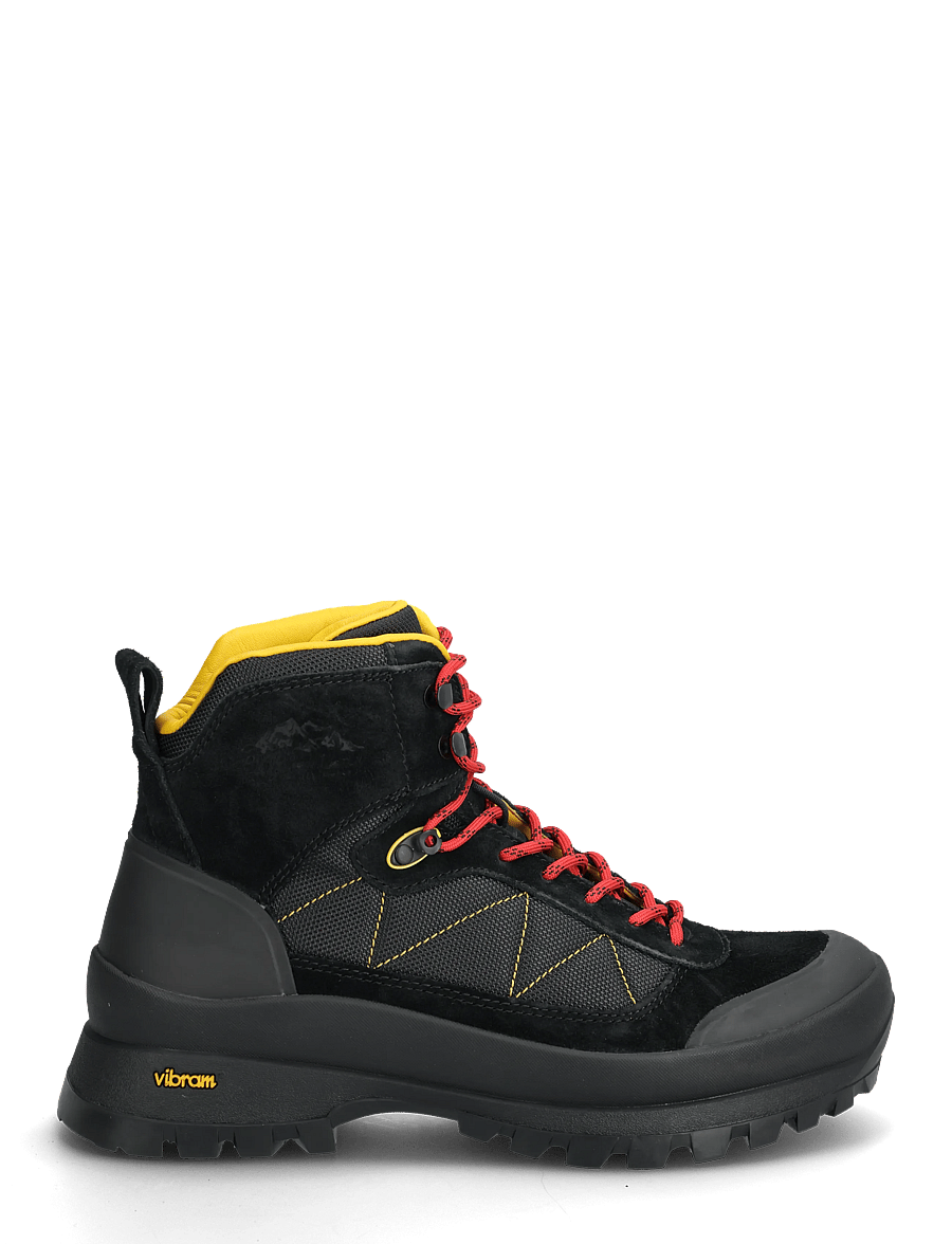 Polo Ralph Lauren - Logan Suede-Paneled Trail Boot - hiking shoes - black/multi - 1