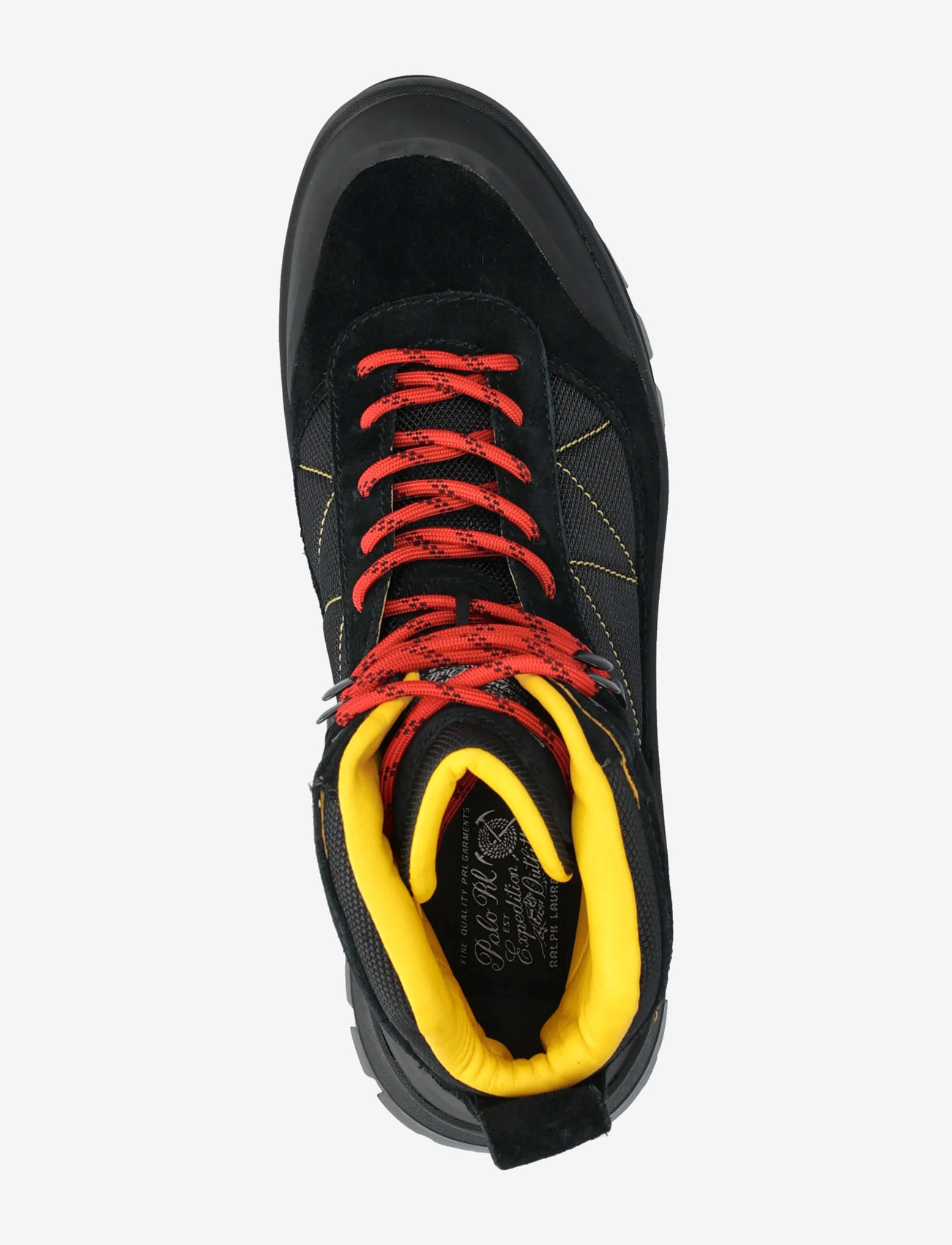 Polo Ralph Lauren - Logan Suede-Paneled Trail Boot - wanderschuhe - black/multi - 3