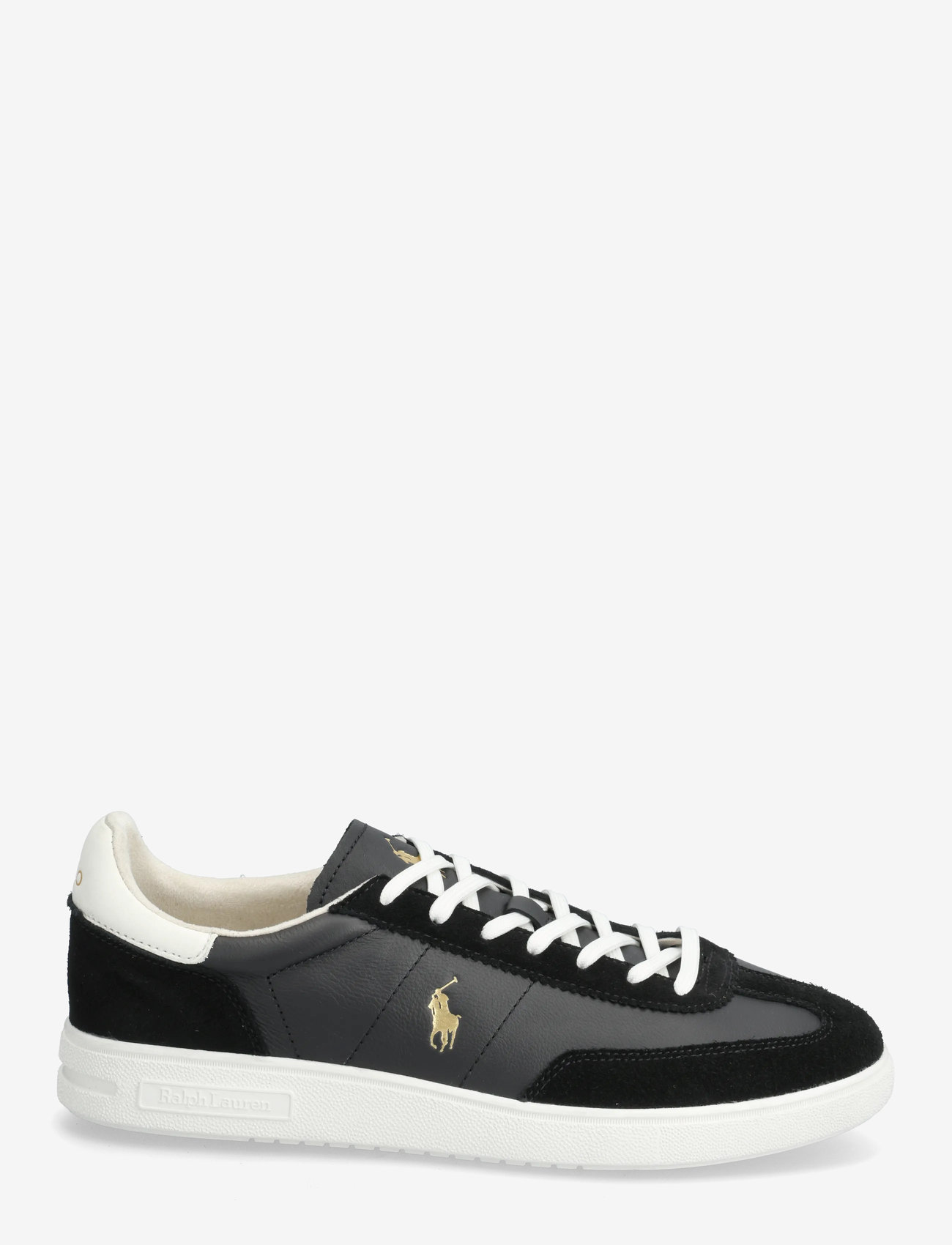 Polo Ralph Lauren - Bedford Leather-Suede Sneaker - tennised - black - 1