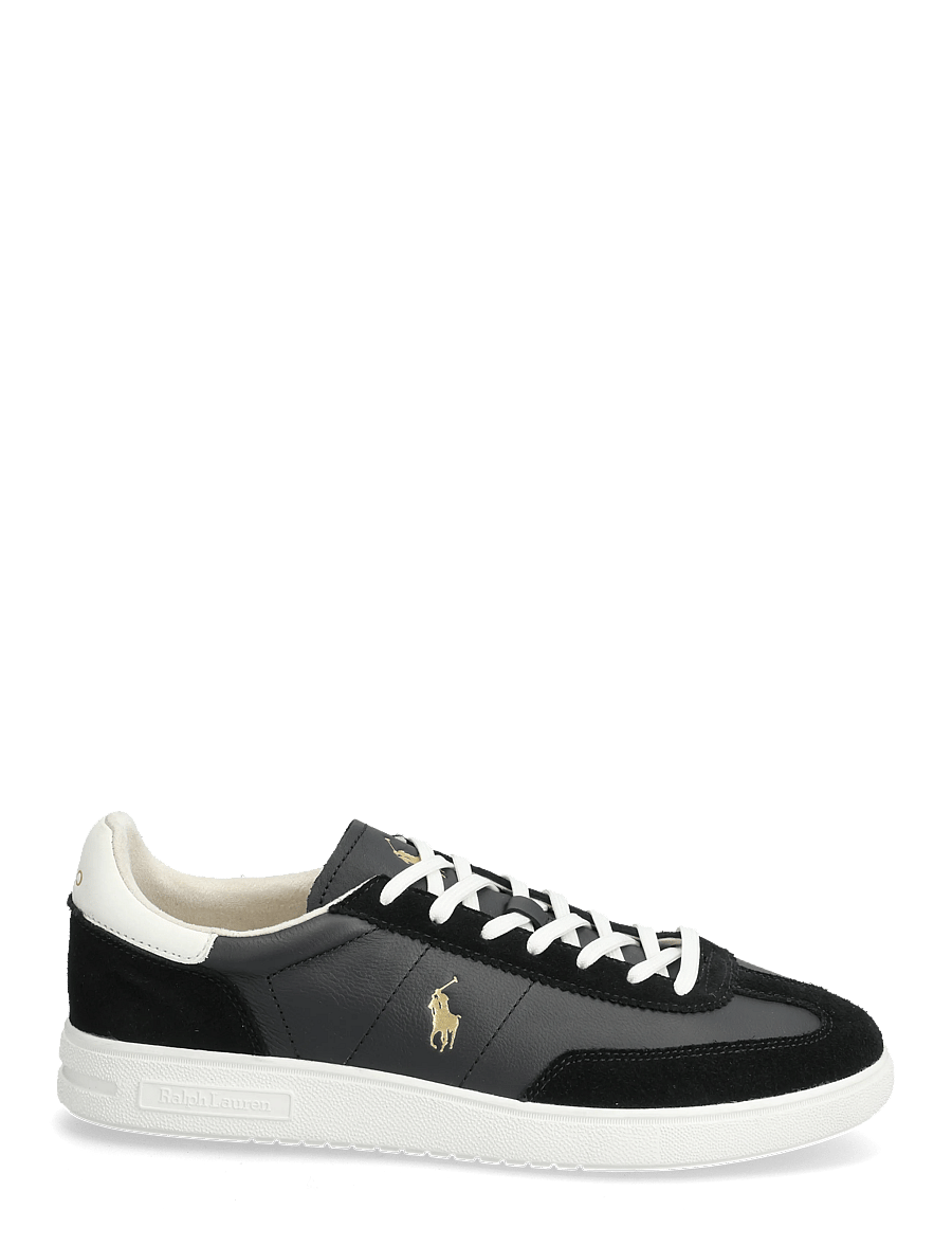 Polo Ralph Lauren - Bedford Leather-Suede Sneaker - black - 1