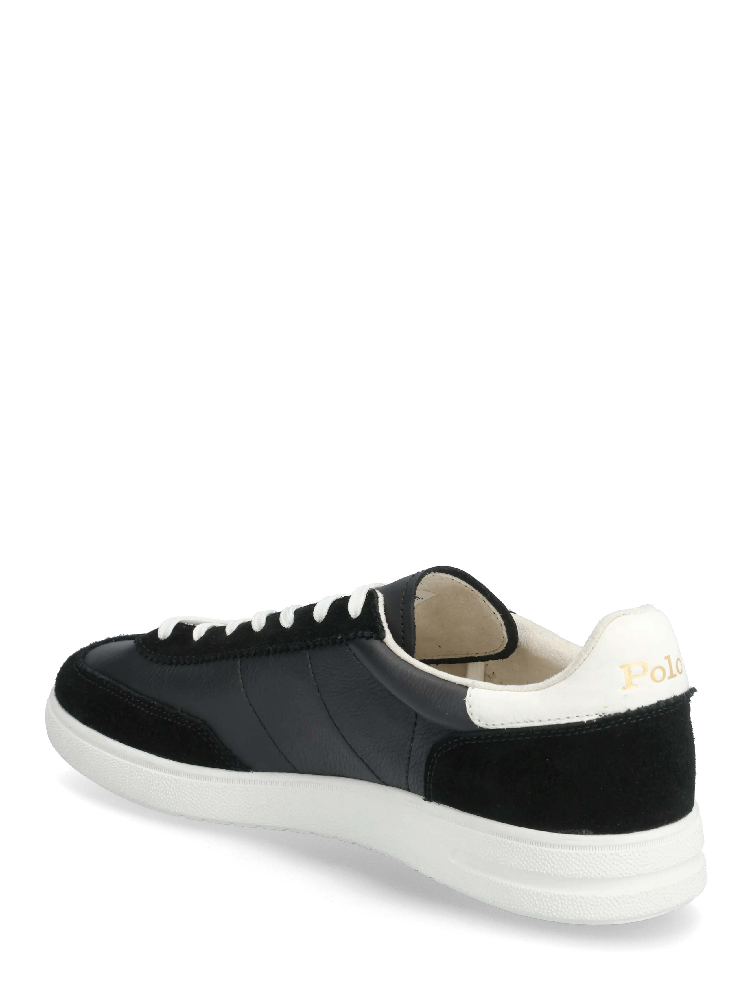 Polo Ralph Lauren - Bedford Leather-Suede Sneaker - black - 2