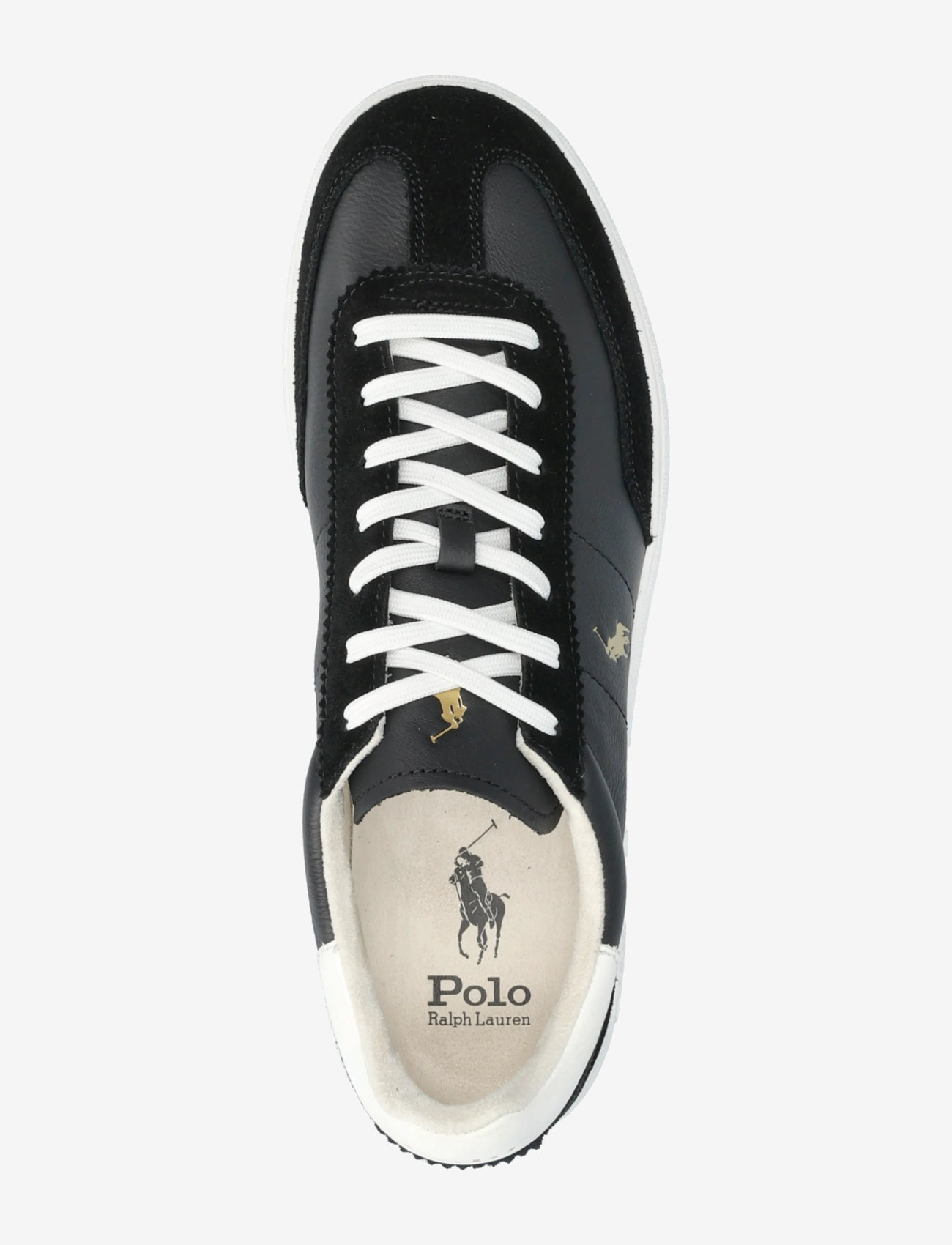 Polo Ralph Lauren - Bedford Leather-Suede Sneaker - tennised - black - 3
