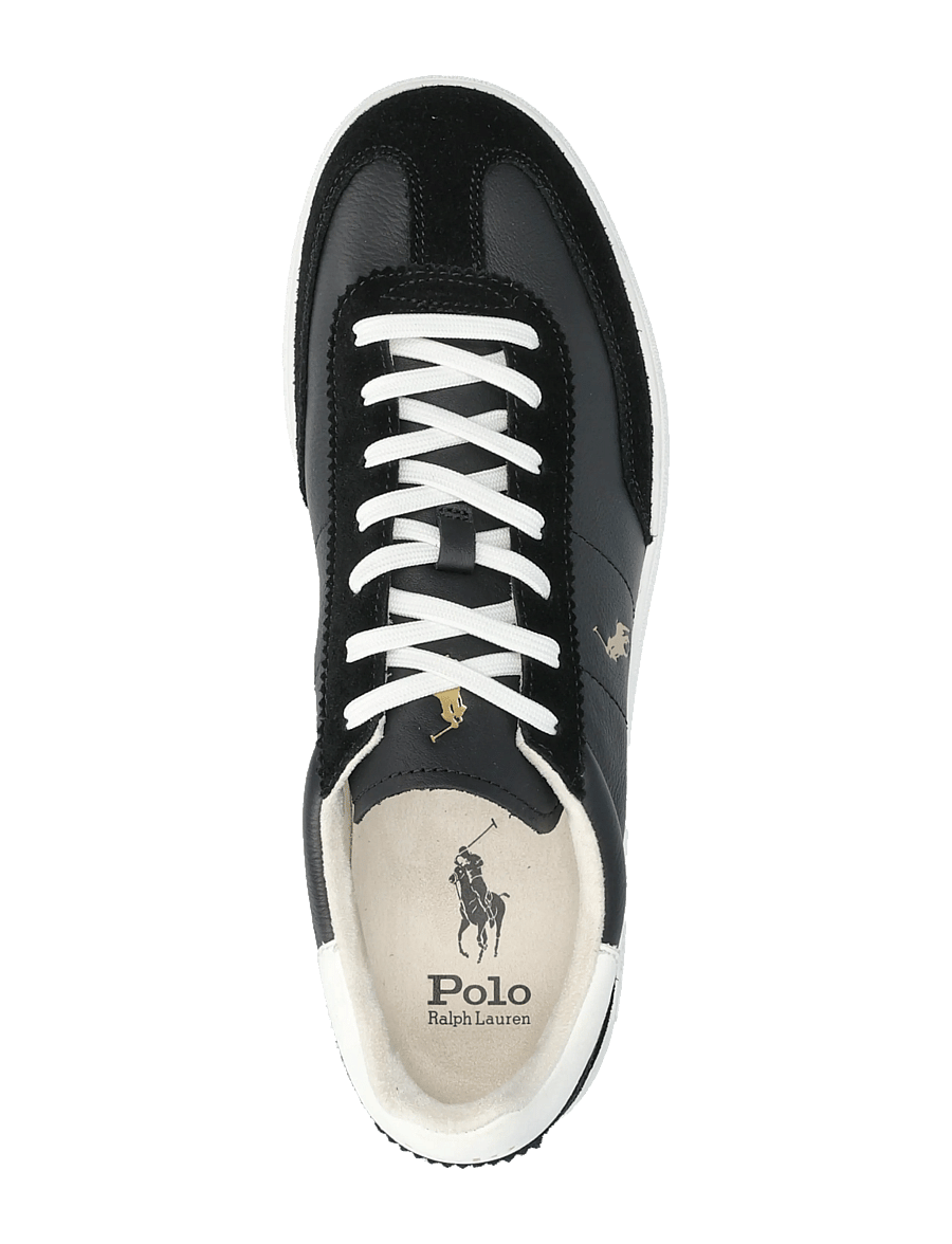 Polo Ralph Lauren - Bedford Leather-Suede Sneaker - black - 3
