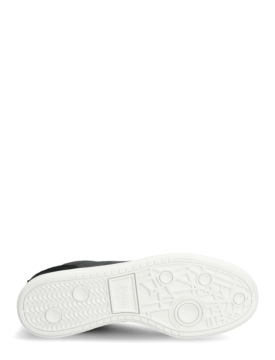 Polo Ralph Lauren - Bedford Leather-Suede Sneaker - black - 4