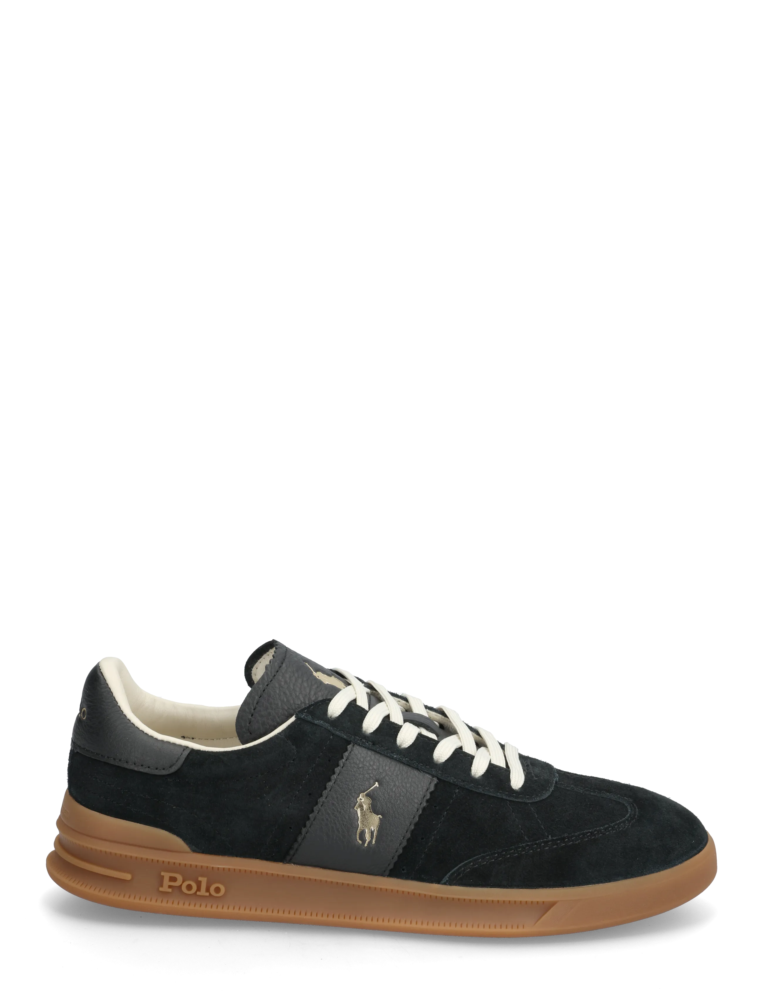 Polo Ralph Lauren - SUEDE/LEATHER-HRT AERA PP-SK-LTL - madala säärega - black - 1