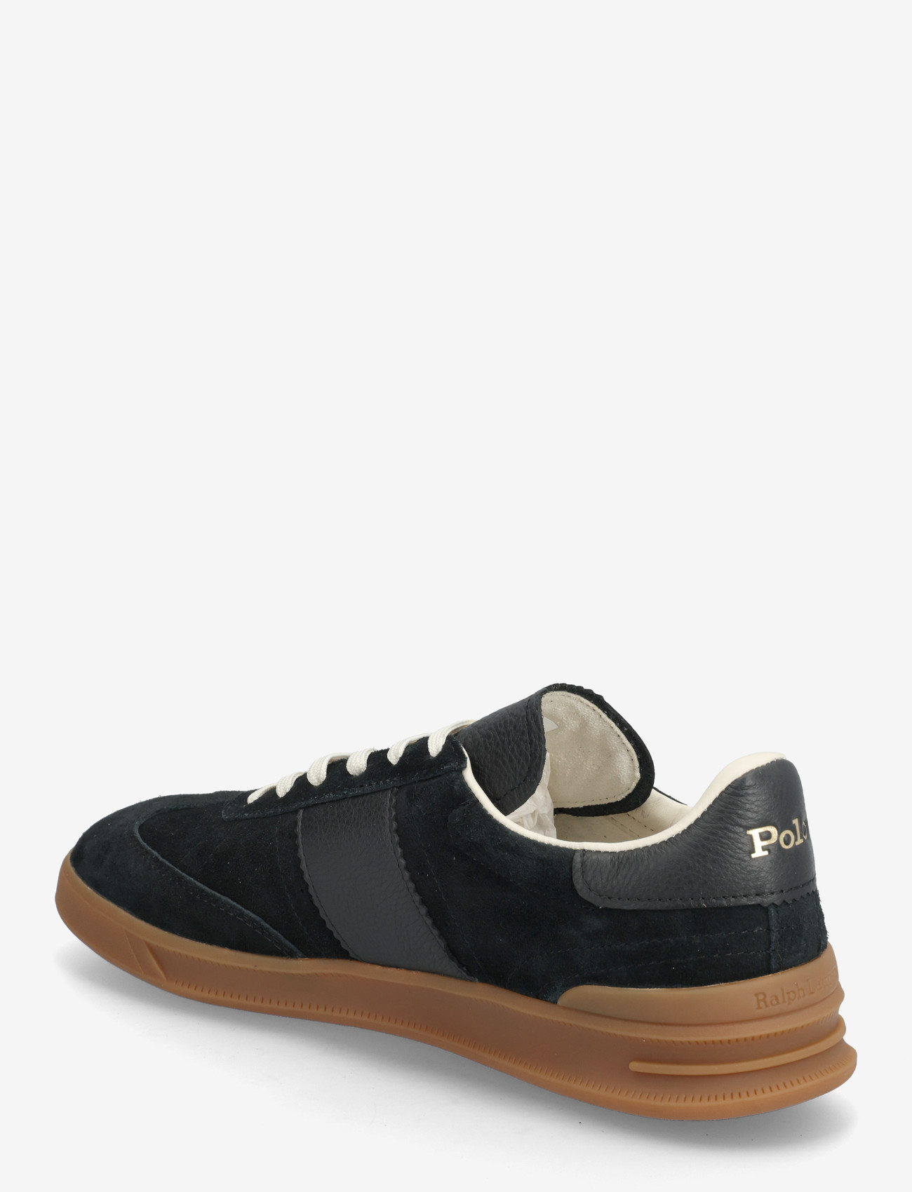Polo Ralph Lauren - Heritage Aera Suede Sneaker - låga sneakers - black - 2