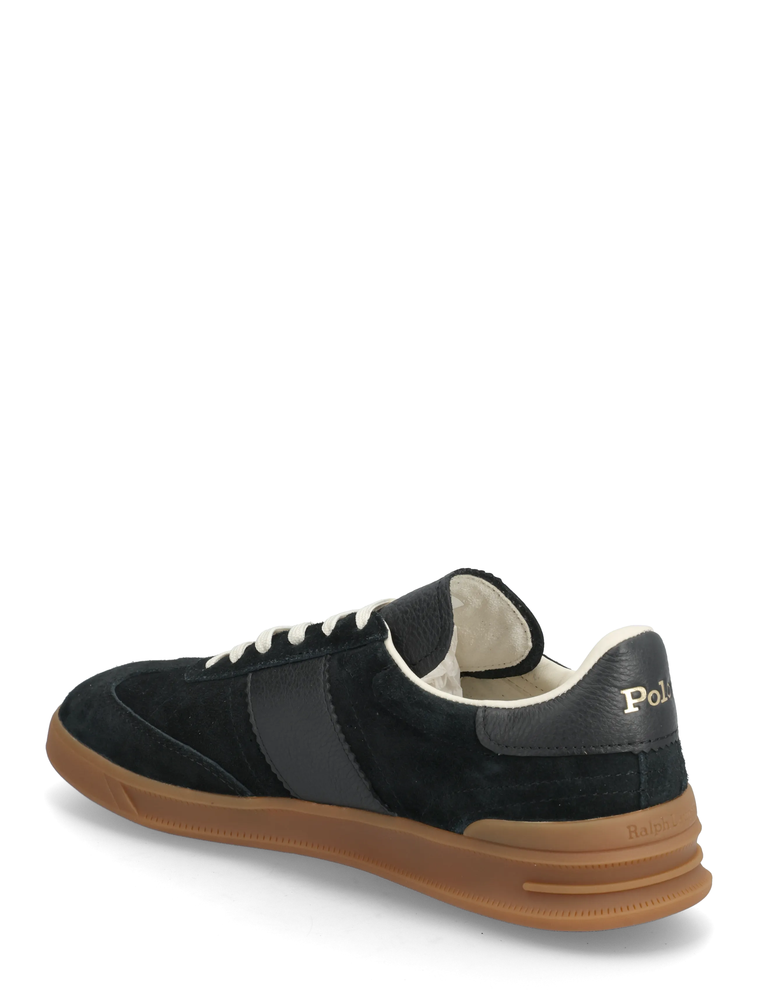 Polo Ralph Lauren - SUEDE/LEATHER-HRT AERA PP-SK-LTL - low tops - black - 2