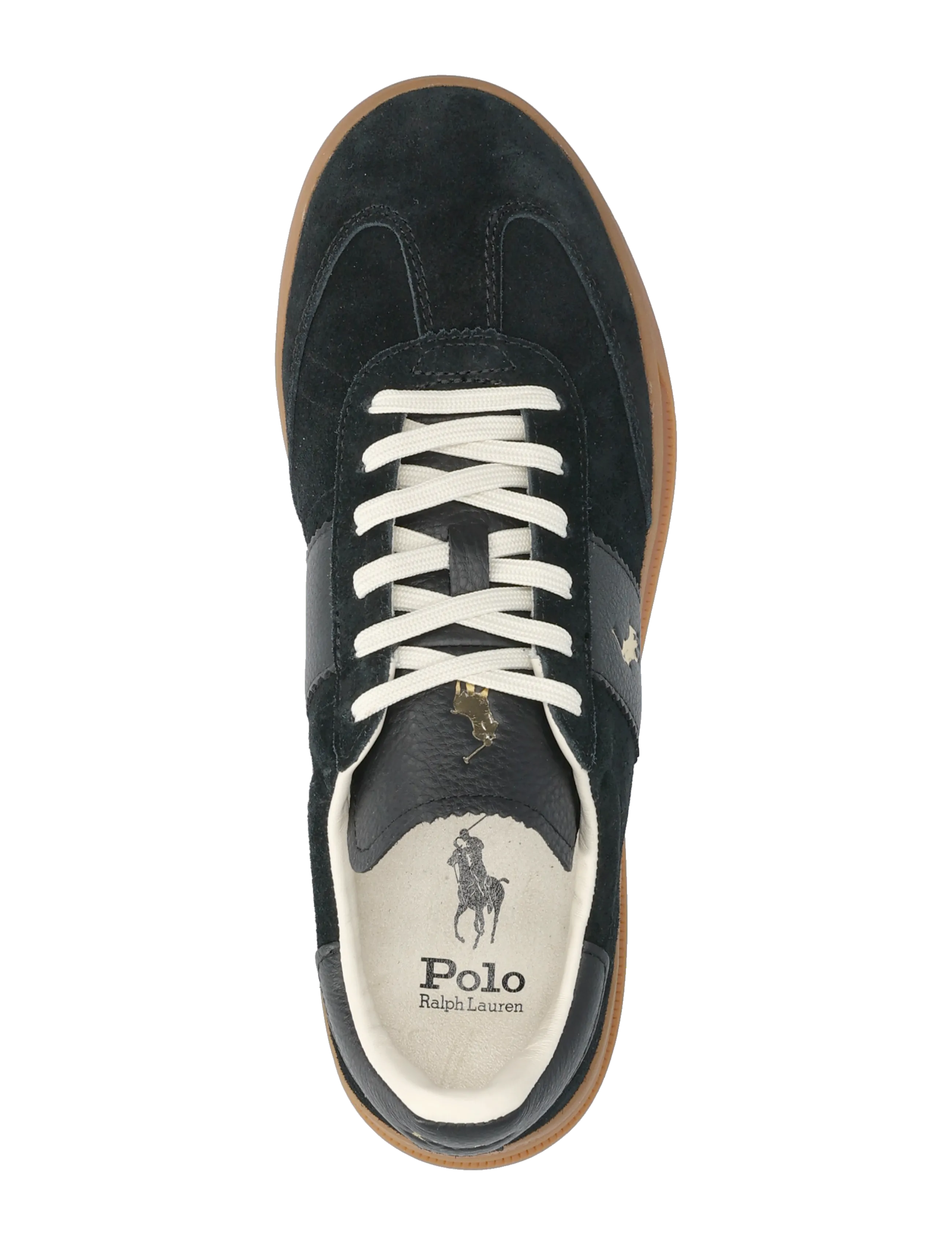 Polo Ralph Lauren - SUEDE/LEATHER-HRT AERA PP-SK-LTL - madala säärega - black - 3
