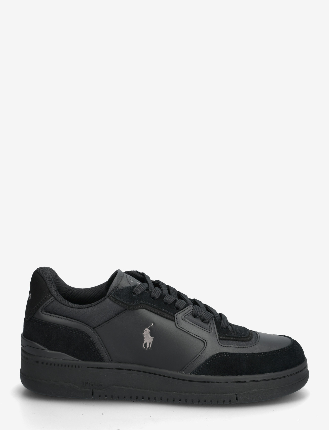 Polo Ralph Lauren - Open Masters Leather-Suede Sneaker - niedriger schnitt - black/grey - 1