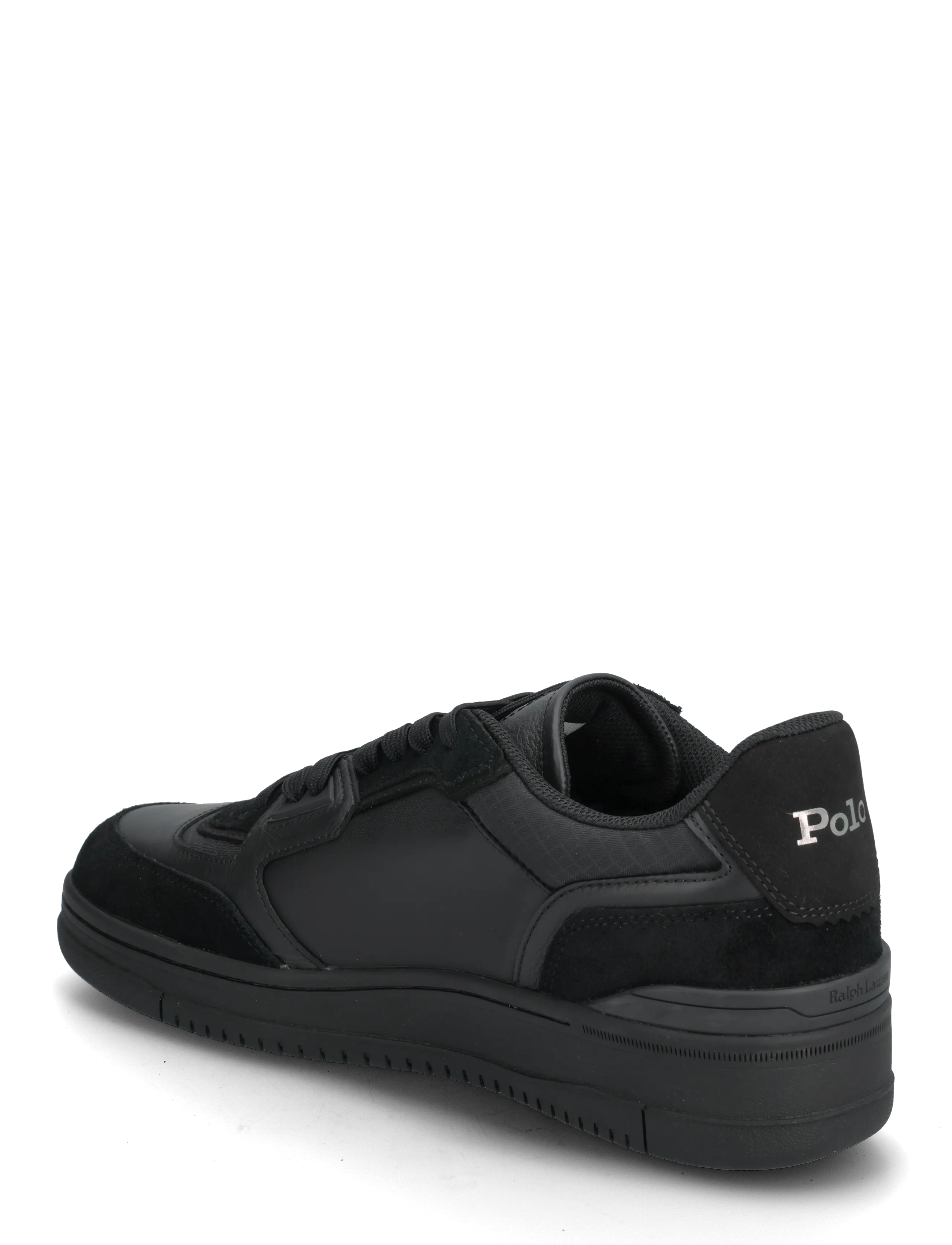 Polo Ralph Lauren - Open Masters Leather-Suede Sneaker - lave sneakers - black/grey - 2