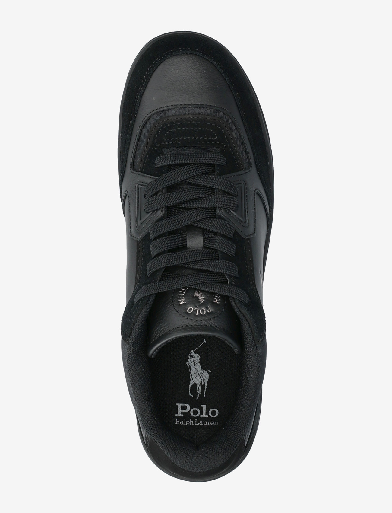 Polo Ralph Lauren - Open Masters Leather-Suede Sneaker - niedriger schnitt - black/grey - 3