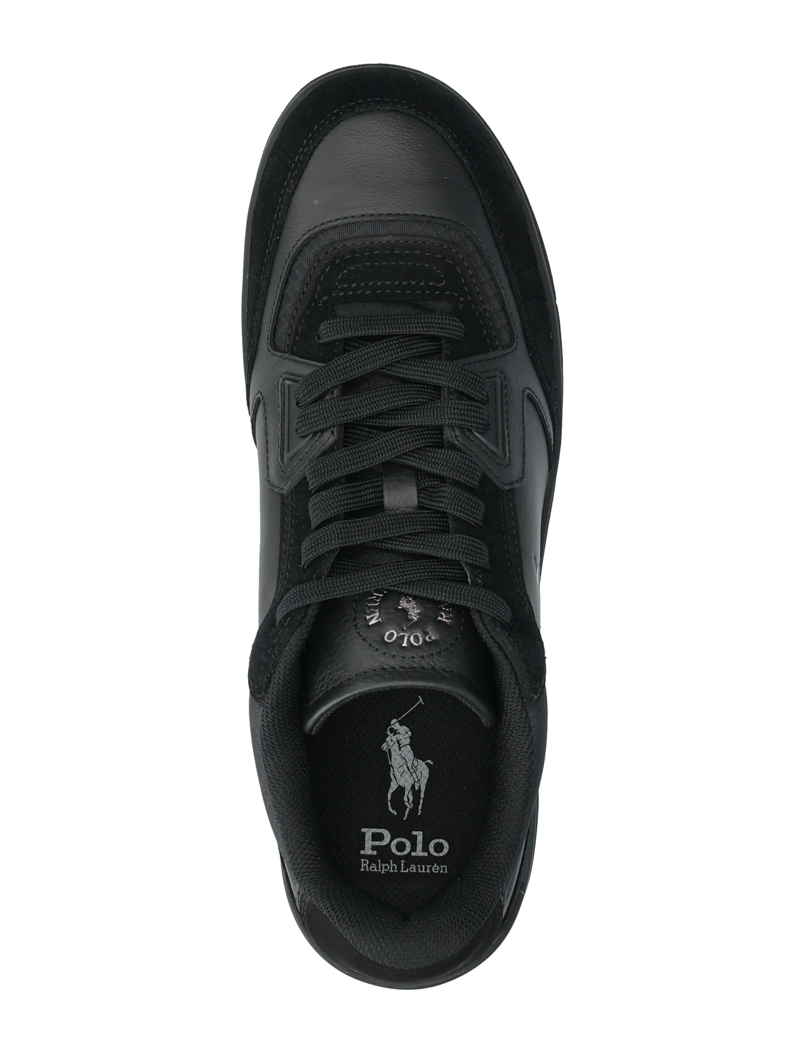 Polo Ralph Lauren - Open Masters Leather-Suede Sneaker - lave sneakers - black/grey - 3