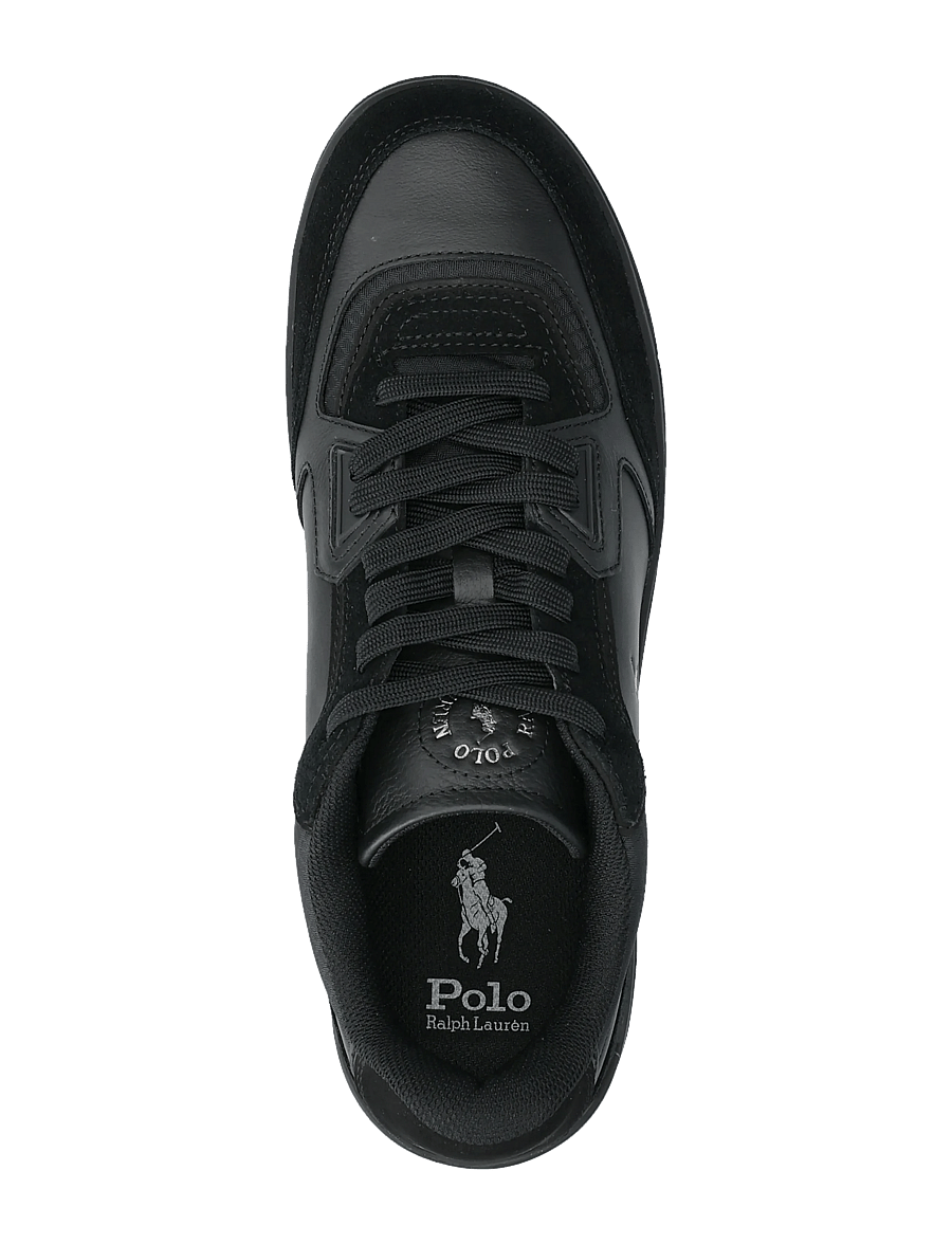 Polo Ralph Lauren - Open Masters Leather-Suede Sneaker - lave sneakers - black/grey - 3