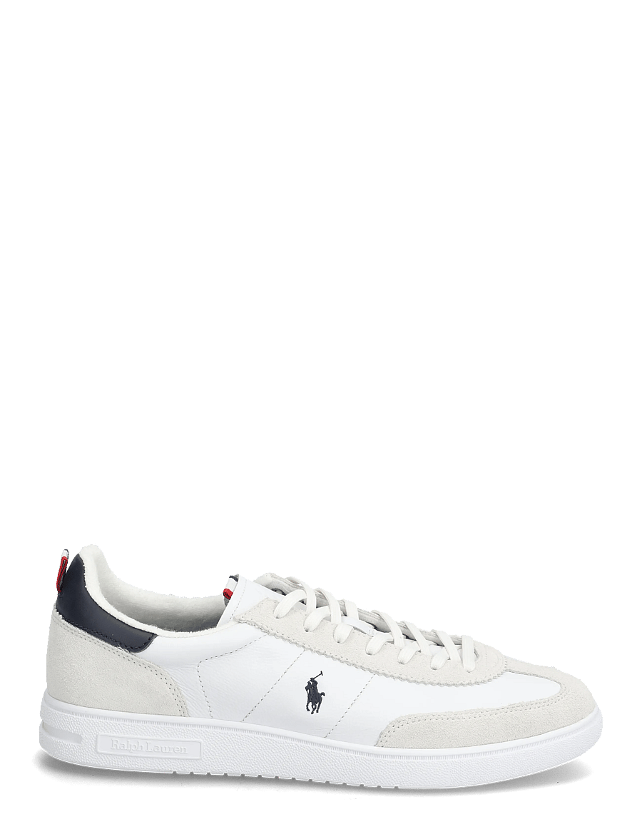 Polo Ralph Lauren - Bedford Leather-Suede Sneaker - low-top sneaker - white/navy/red - 1