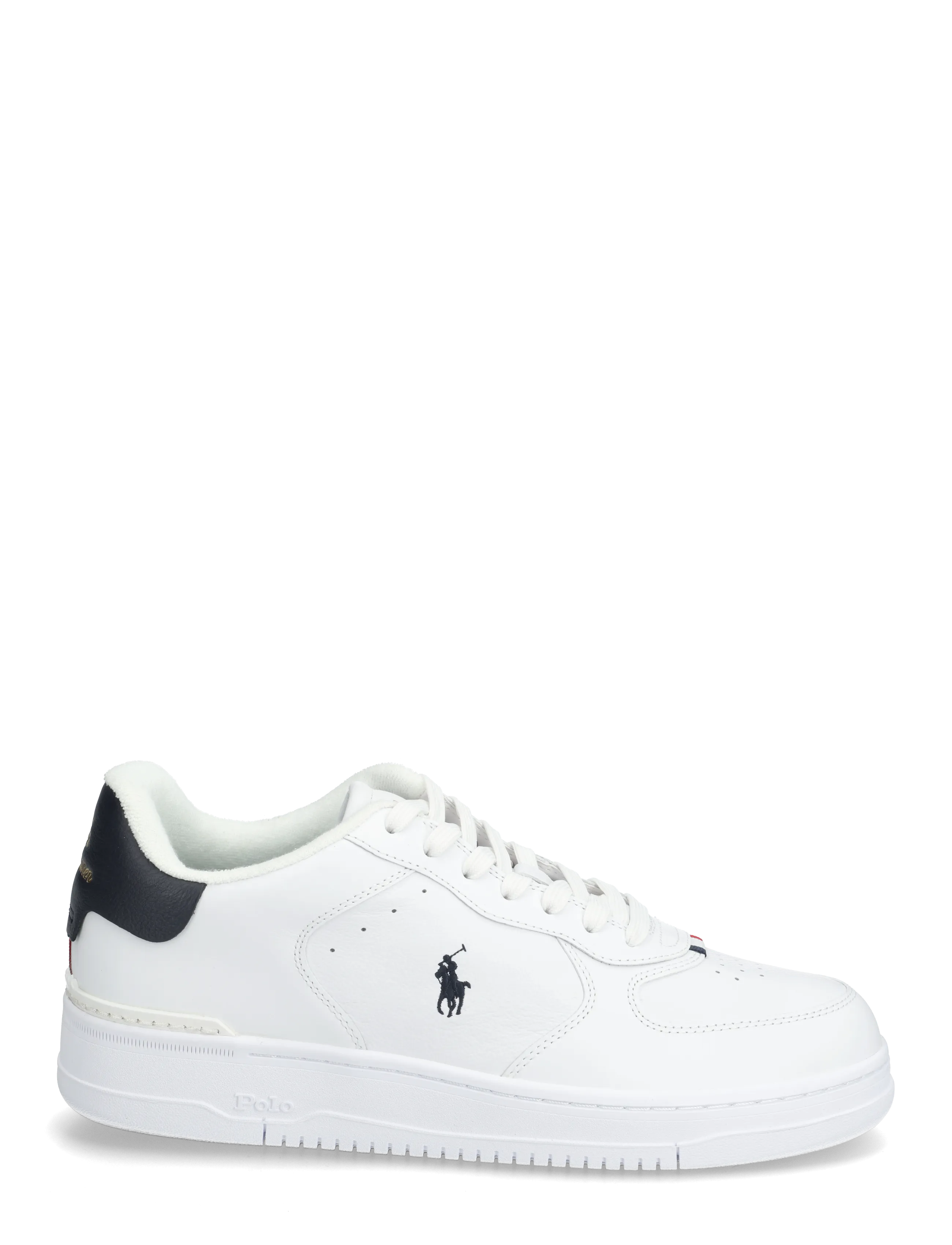 Polo Ralph Lauren - Masters Court Leather Sneaker - low-top sneaker - white/navy/red - 1