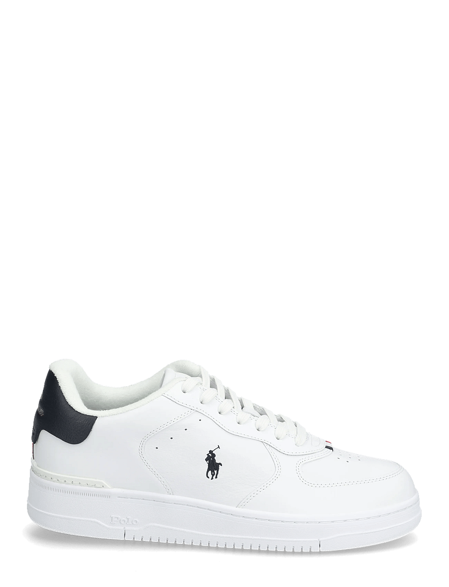 Polo Ralph Lauren - Masters Court Leather Sneaker - low-top sneaker - white/navy/red - 1