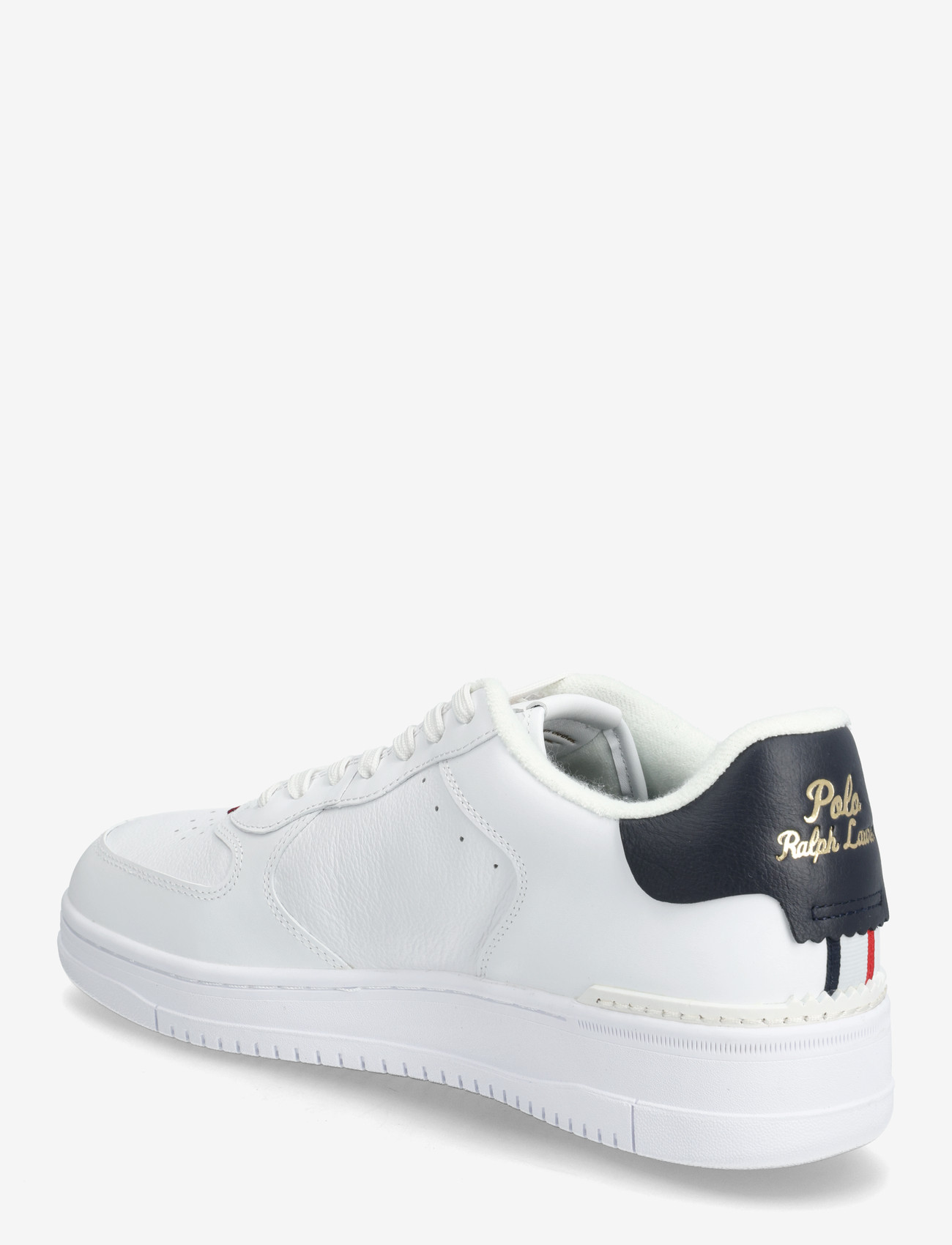 Polo Ralph Lauren - Masters Court Leather Sneaker - niedriger schnitt - white/navy/red - 2