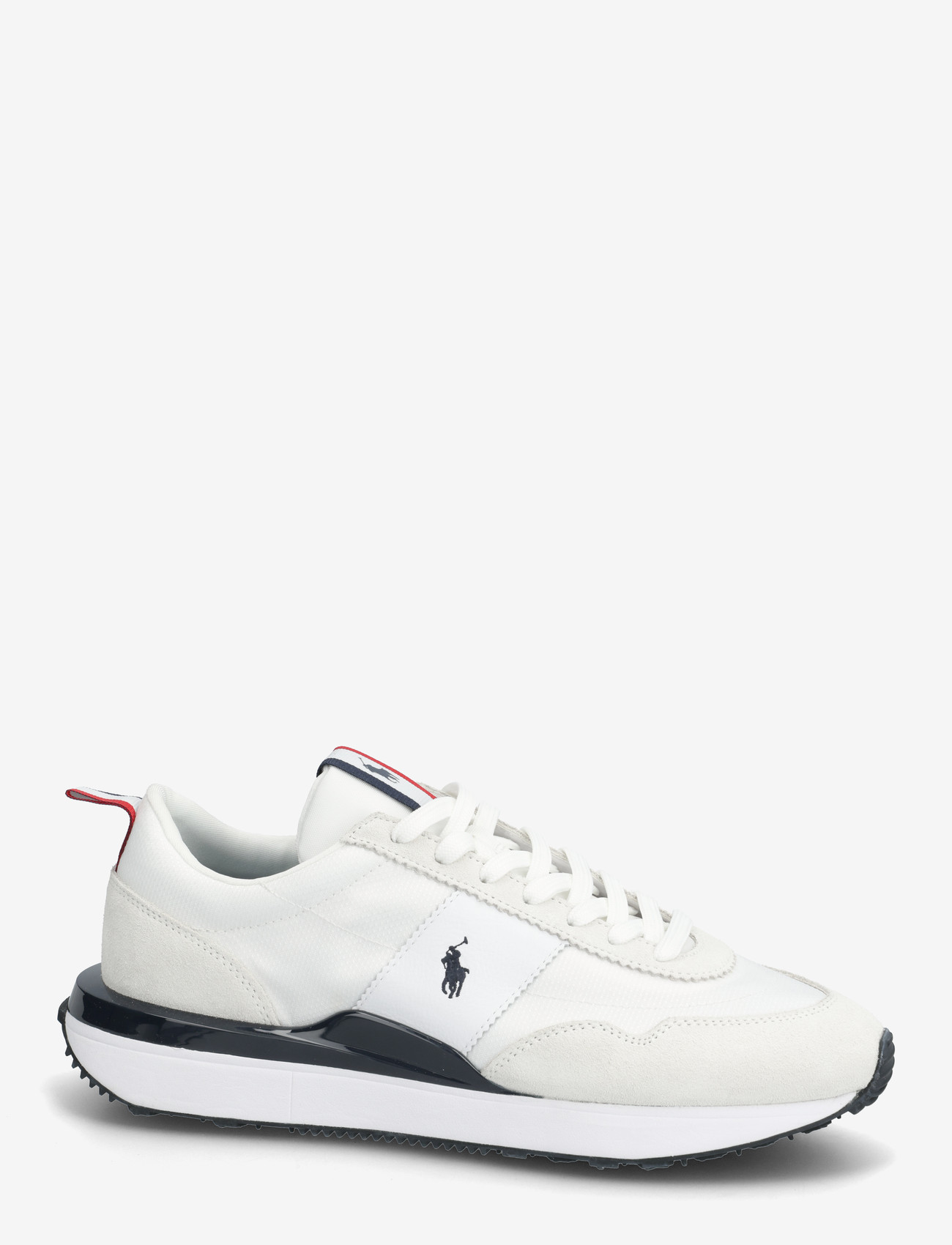 Polo Ralph Lauren - Train 89 Suede & Oxford Sneaker - niedriger schnitt - white/navy/red - 1