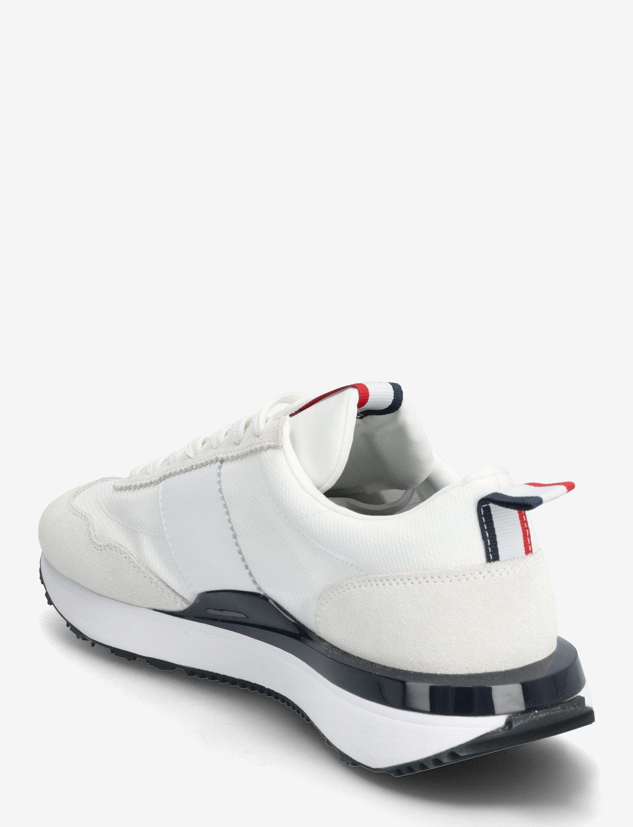 Polo Ralph Lauren - Train 89 Suede & Oxford Sneaker - niedriger schnitt - white/navy/red - 2